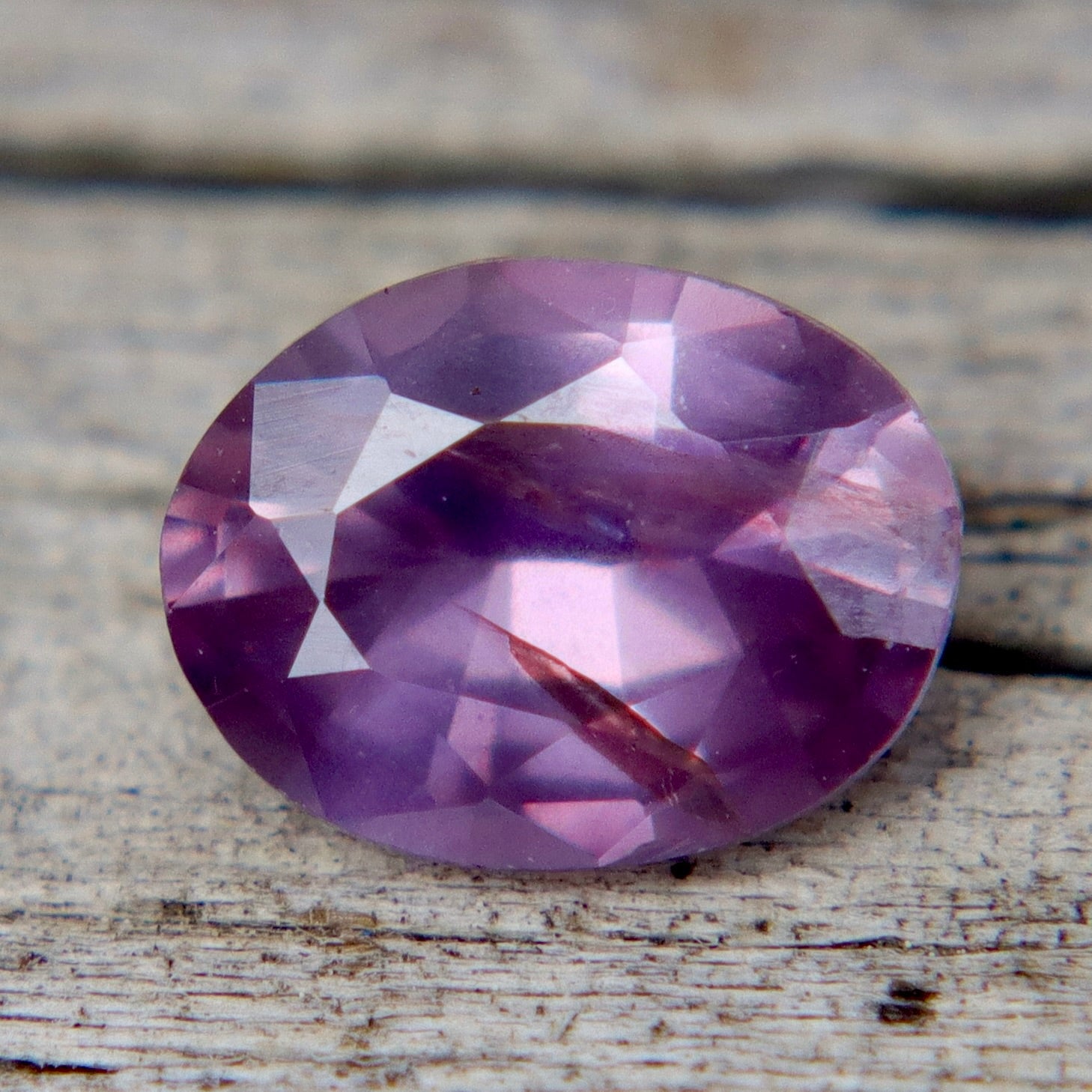 Natural Pink Purple Sapphire – 0.85ct Oval (Ceylon, Unheated & Untreated) - Sapphirepal