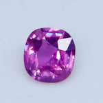 Natural Pink Sapphire 0.53ct Cushion Cut Unheated Ceylon VS Loose Sapphire - Sapphirepal