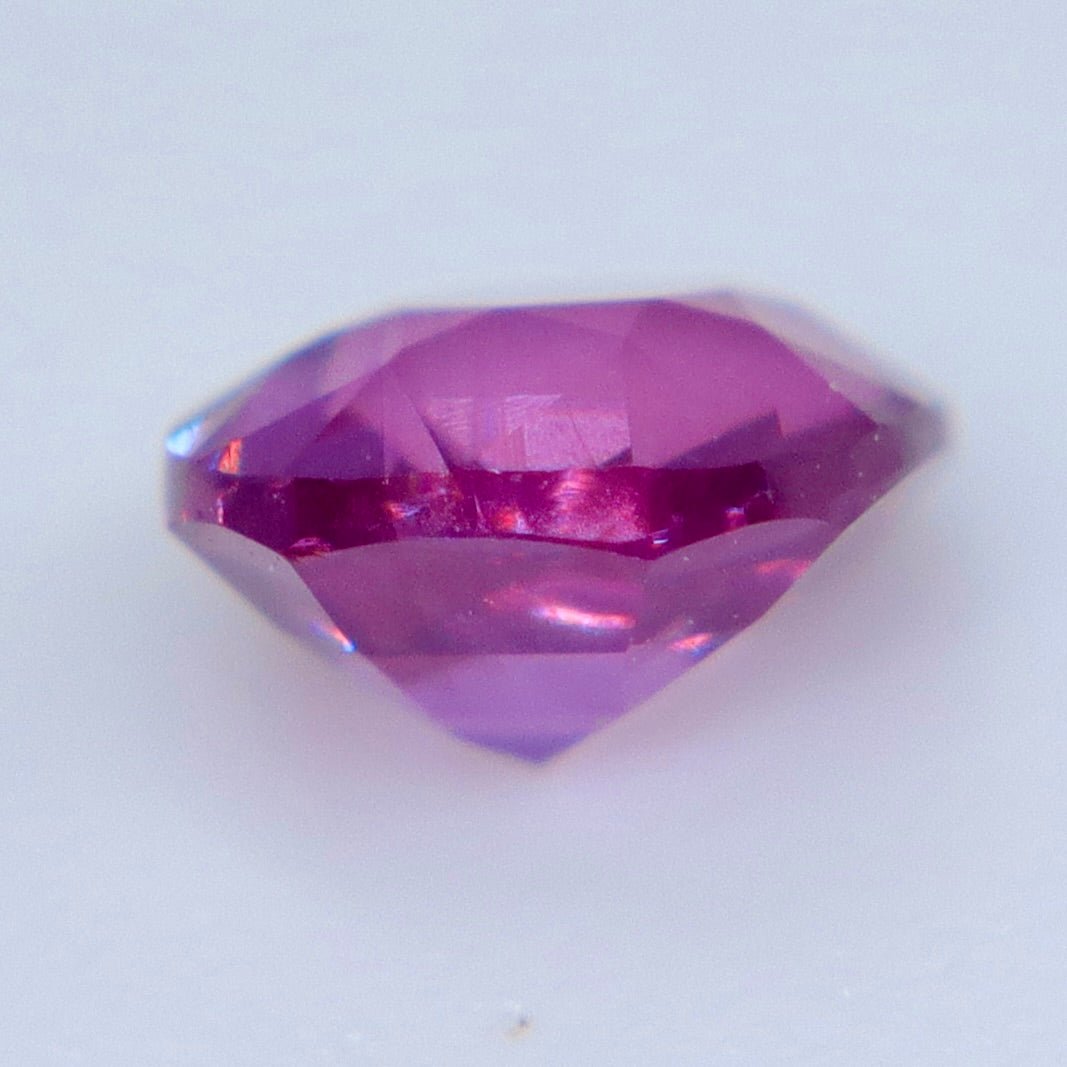 Natural Pink Sapphire 0.53ct Cushion Cut Unheated Ceylon VS Loose Sapphire - Sapphirepal