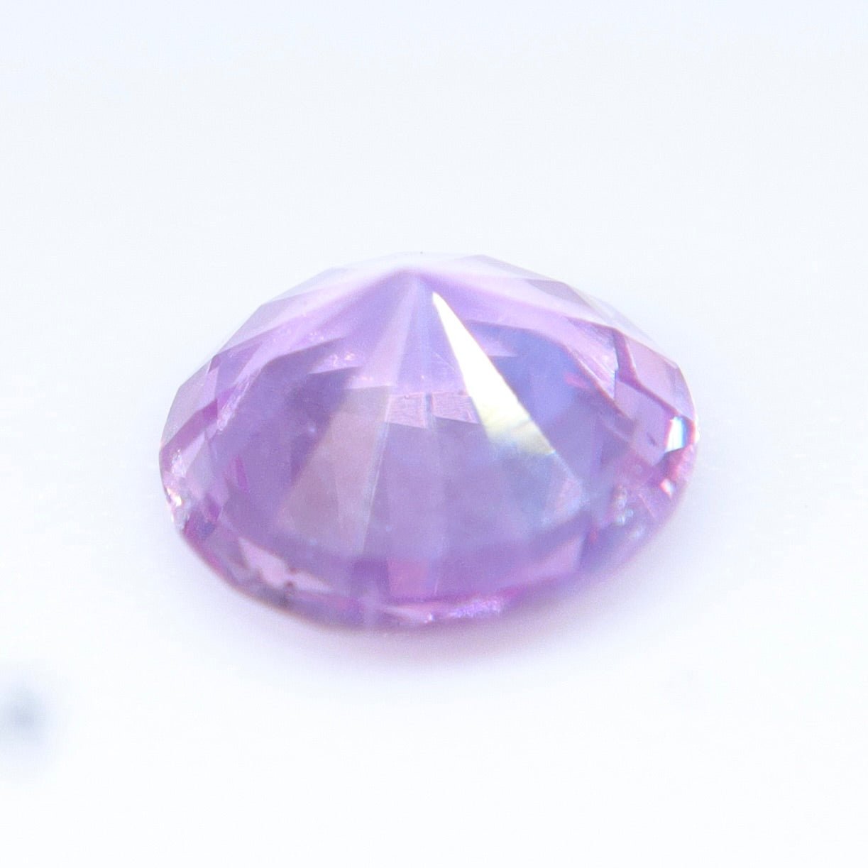 Natural Pink Sapphire – 0.55 Carat Unheated Ceylon Round (Eye Clean) - Sapphirepal