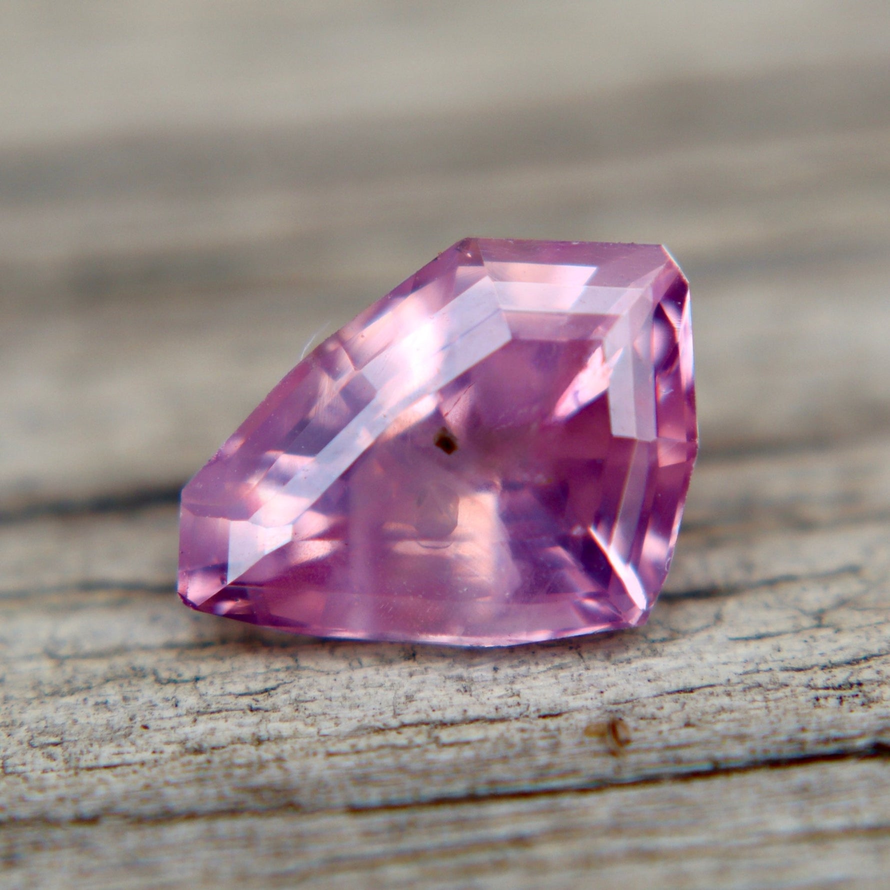 Natural Pink Sapphire 2.31 Carat Freeform Cut Untreated Loose Sapphire from Ceylon - Sapphirepal