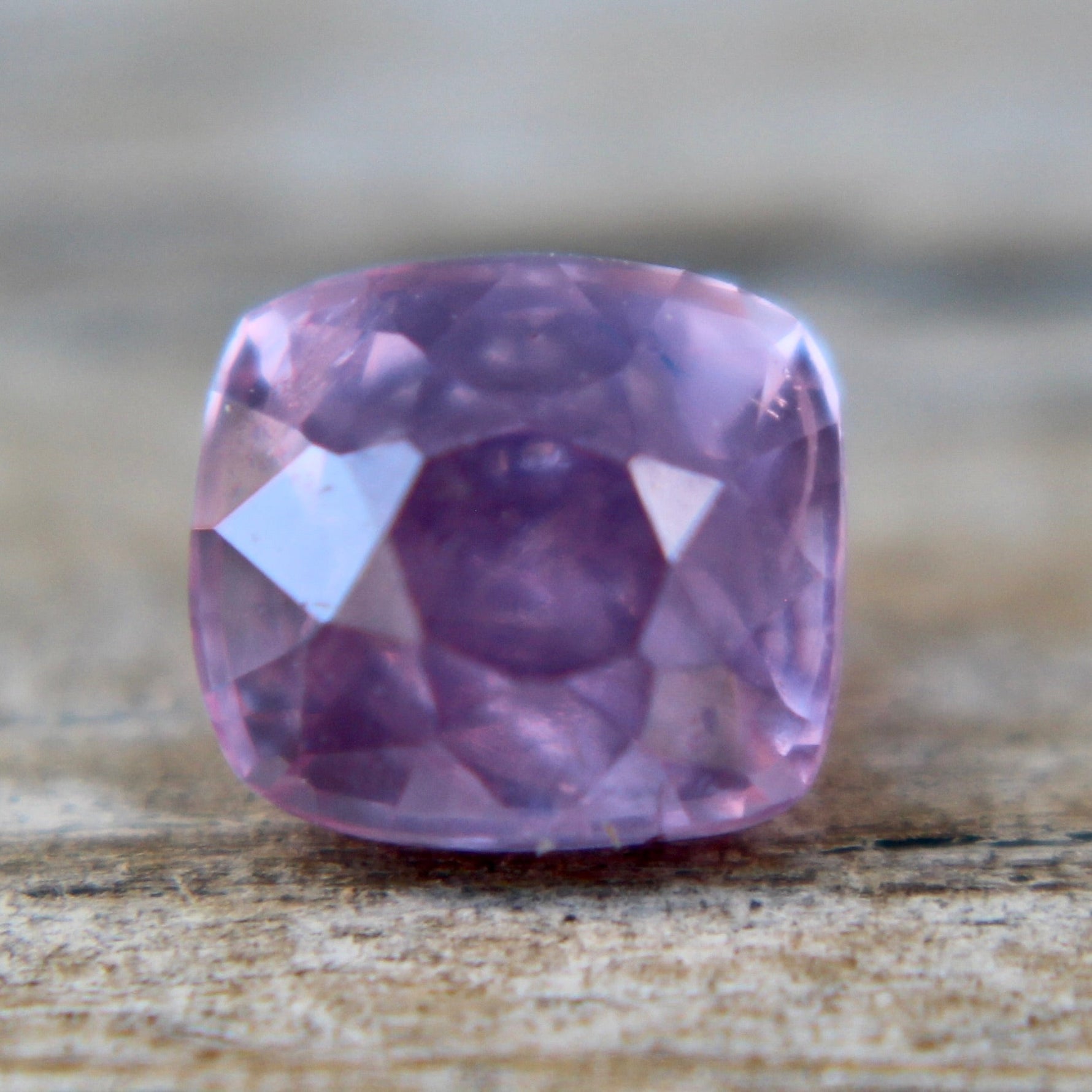 Earth-sourced Ceylon pink cushion sapphire for engagement rings, precision cut