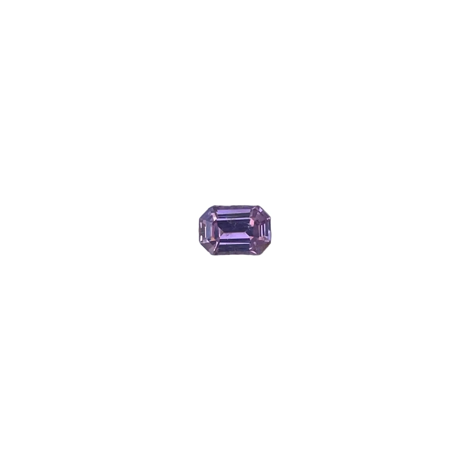 Earth-sourced Ceylon pink sapphire, precision emerald cut for engagement rings