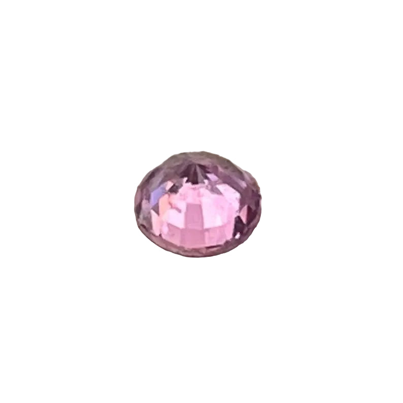 Earth-sourced round pink Ceylon sapphire loose faceted gemstone for jewelry