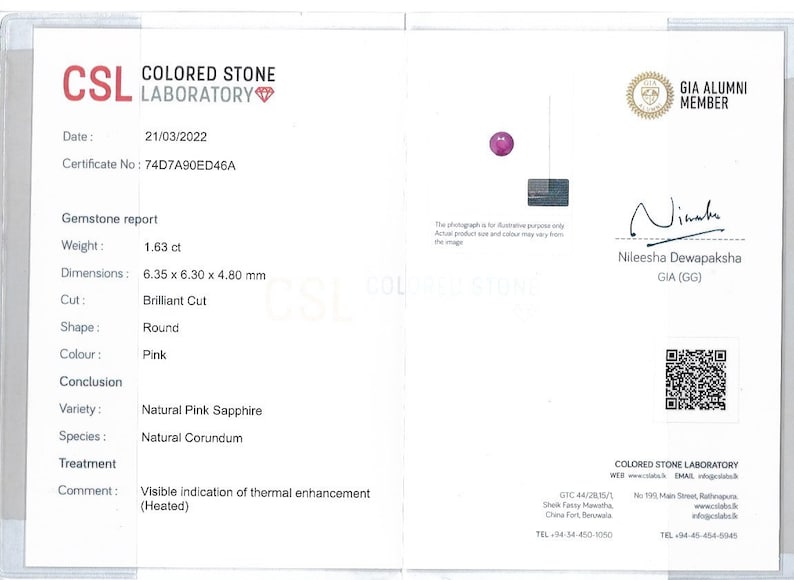 Natural Pink Sapphire - Sapphirepal
