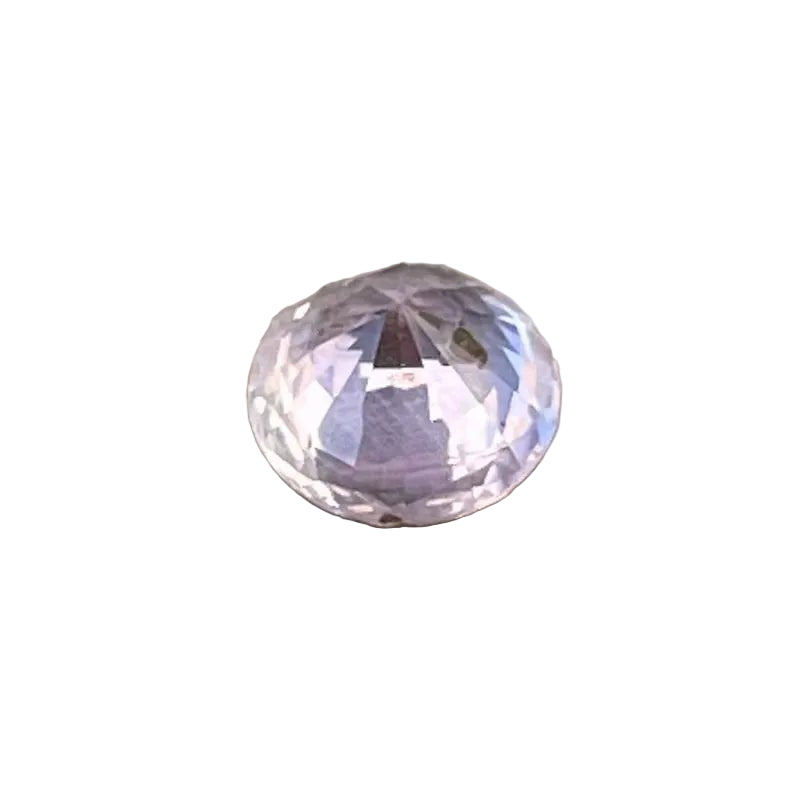 Earth-sourced Ceylon pink round sapphire loose stone for engagement rings