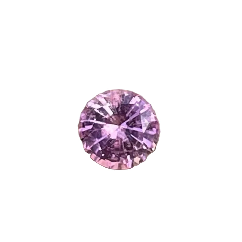 Natural pink sapphire 4.75 mm round, SI clarity, unheated untreated Ceylon — Sapphire Pal