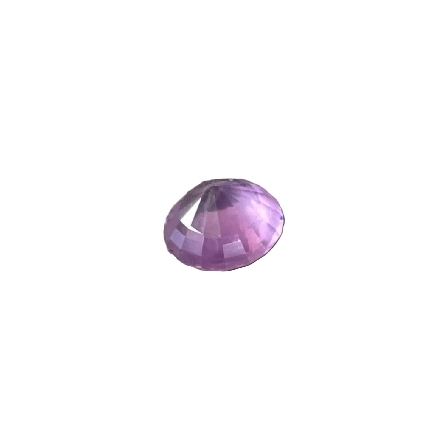 Earth-sourced Ceylon pink round sapphire loose gemstone for engagement rings