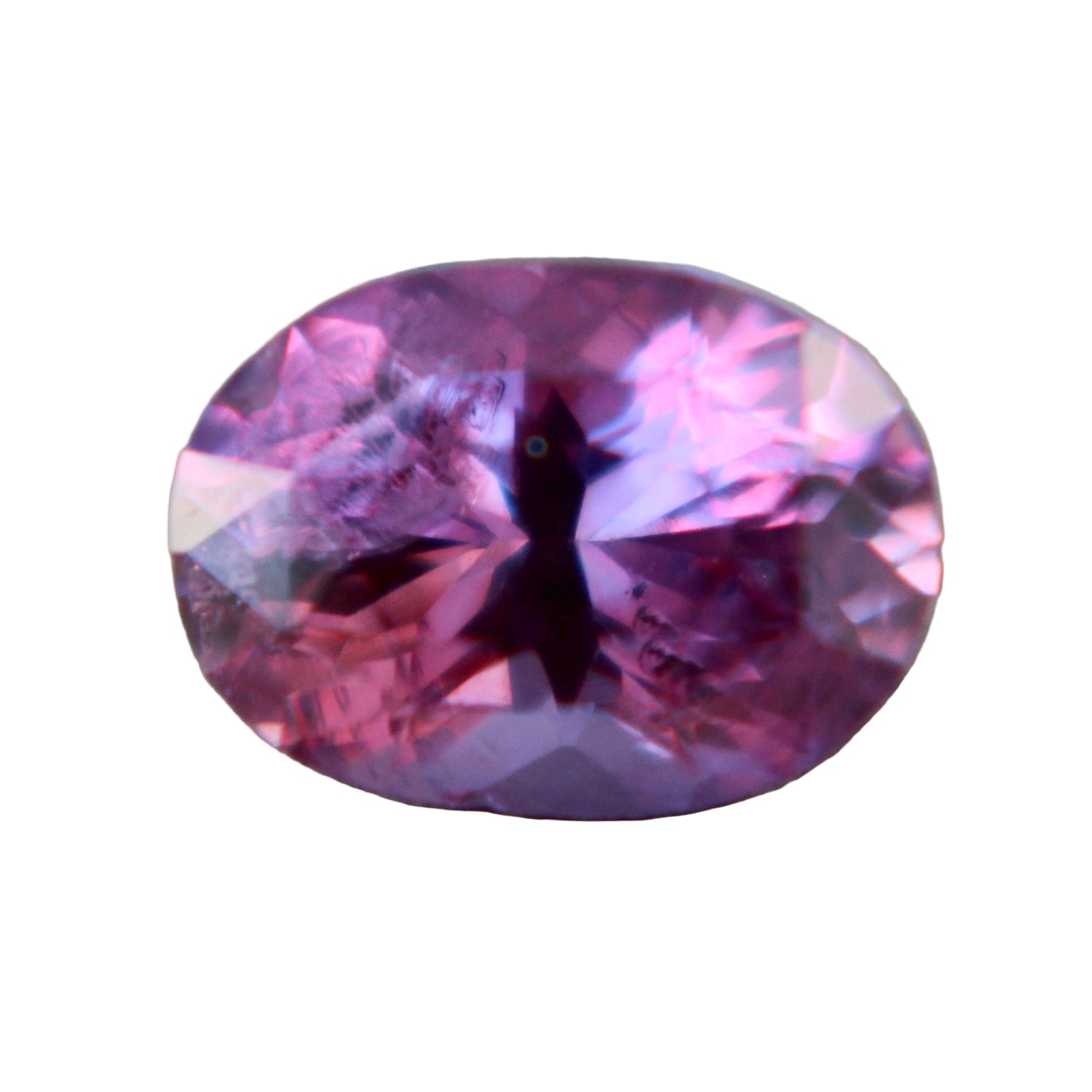 Natural pink sapphire 1.00 ct oval 6.80×5.00×3.80 mm, SI, unheated Ceylon — Sapphire Pal