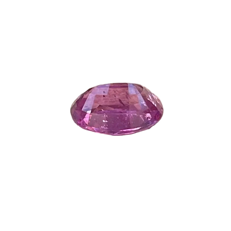 Earth-sourced Ceylon pink oval sapphire for engagement rings, precision-cut loose stone - Sapphire pal