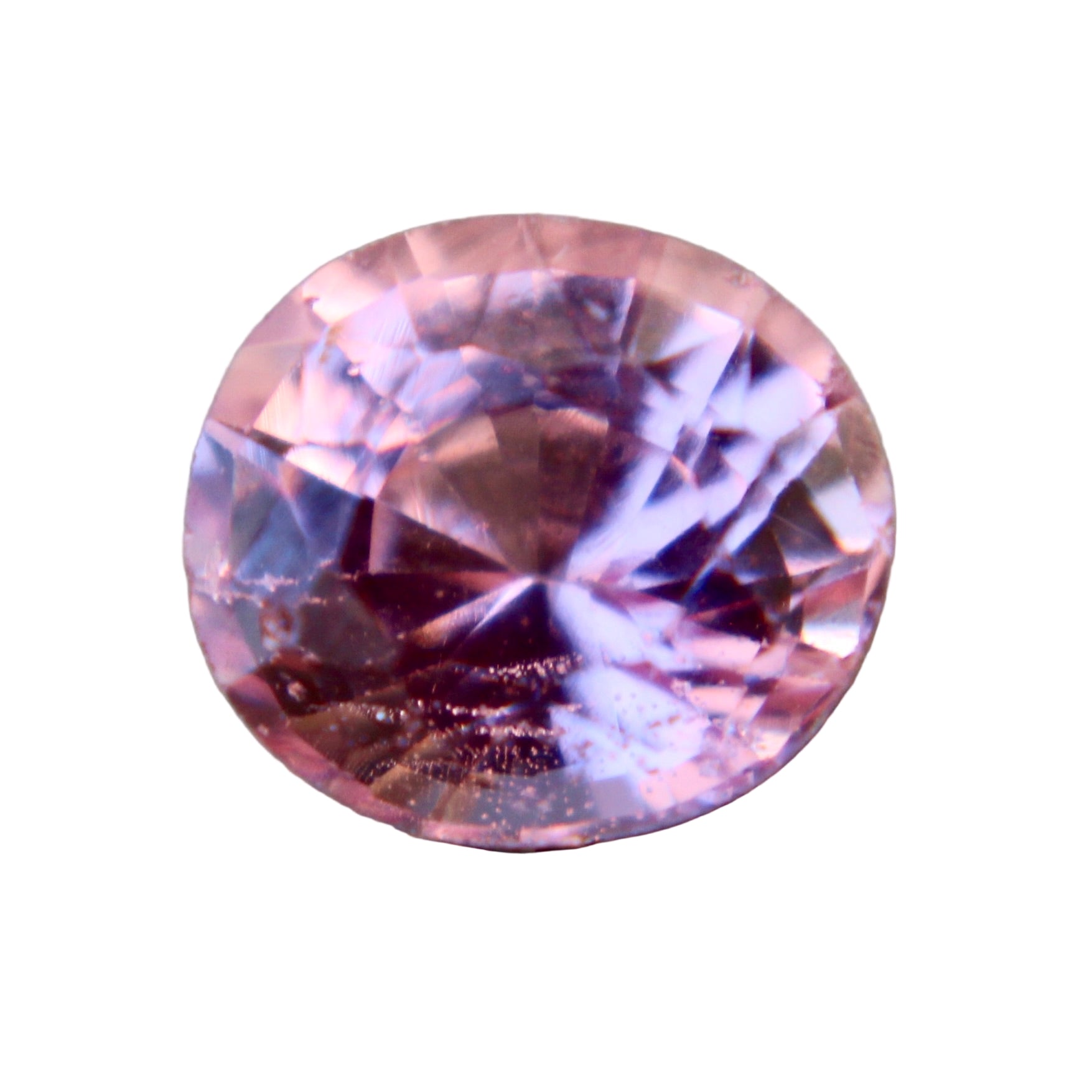 Natural pink sapphire 0.95 ct oval 5.80×5.20×3.80 mm, SI, unheated untreated Ceylon — Sapphire Pal
