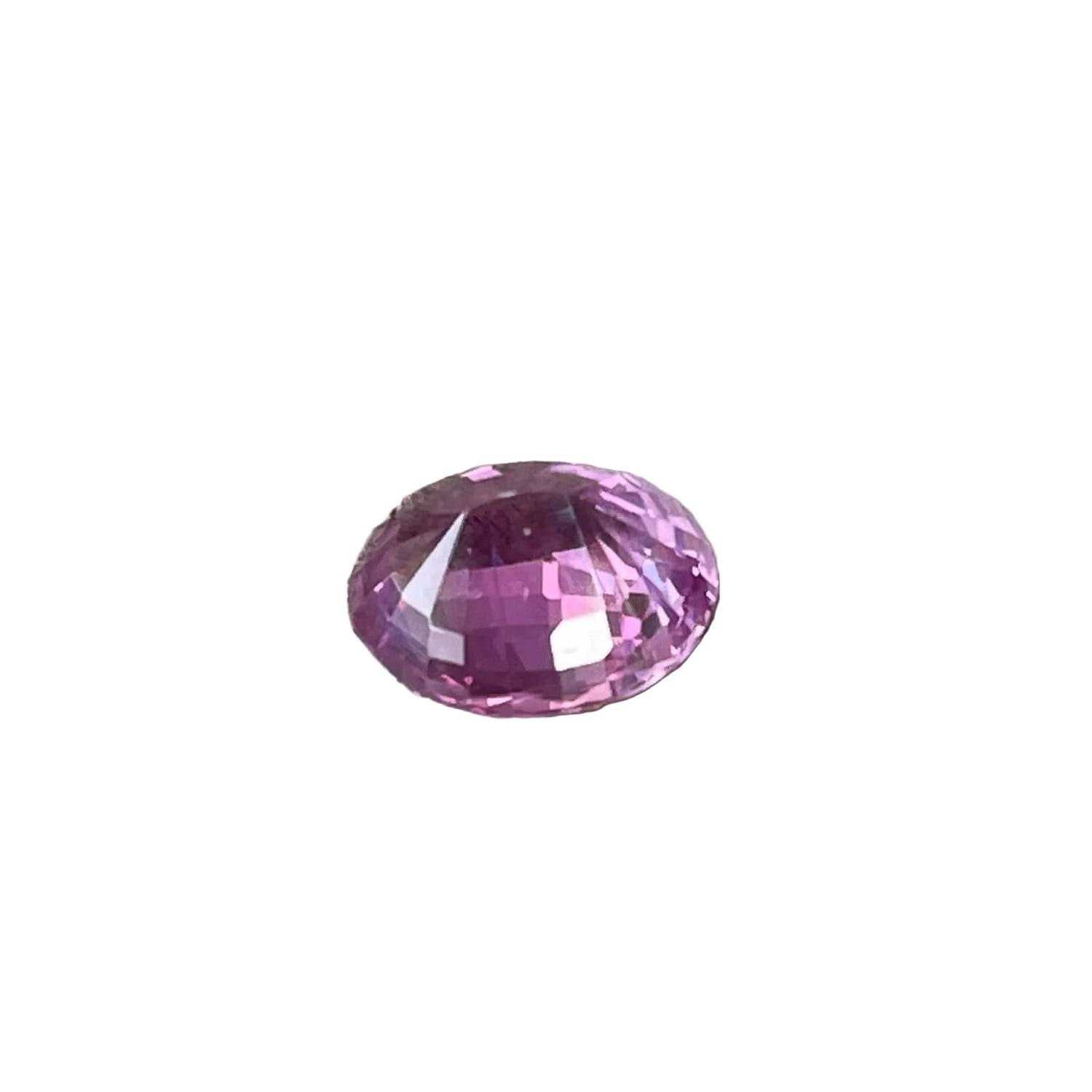 Earth-sourced Ceylon pink oval sapphire loose gemstone for engagement rings