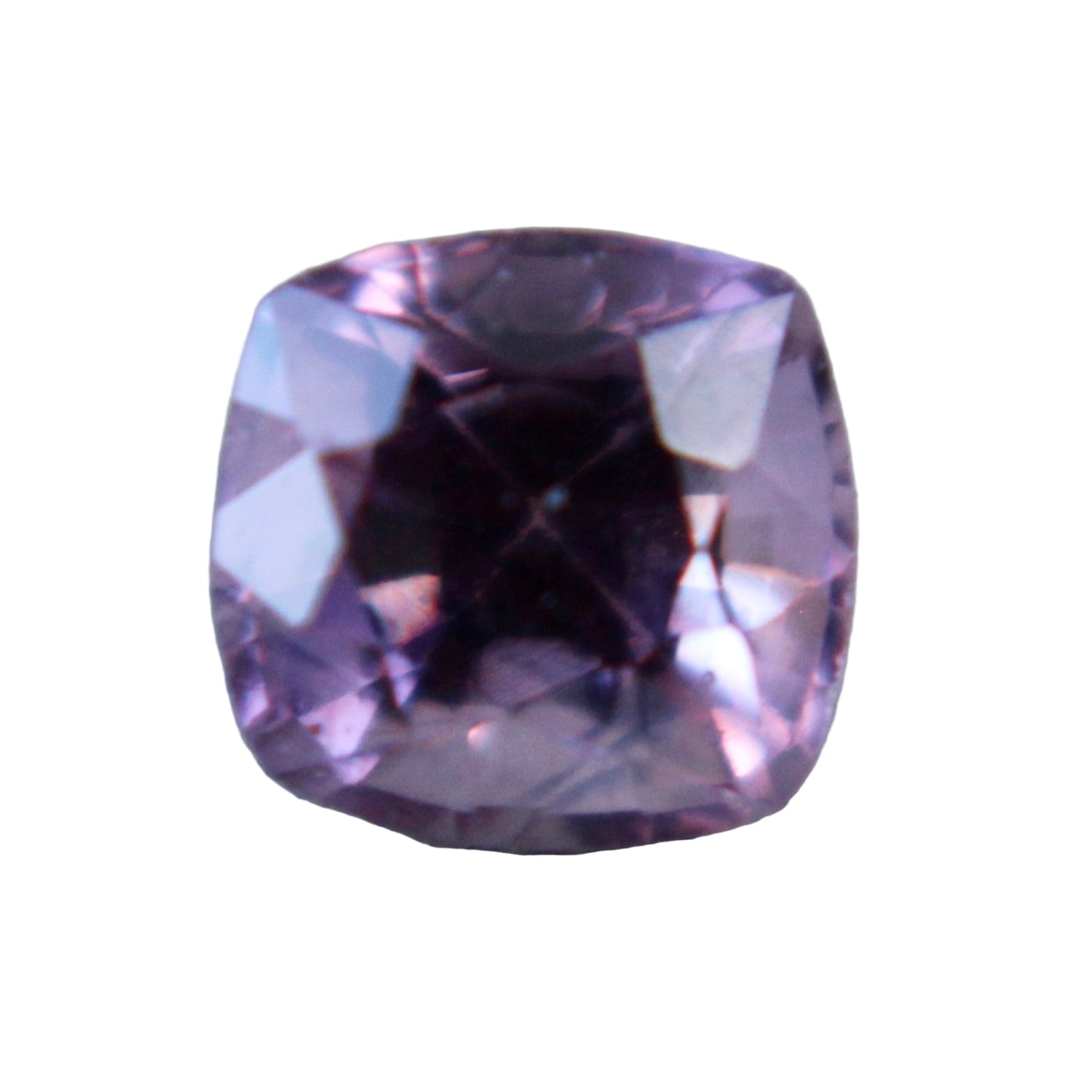 0.63ct natural pinkish purple sapphire cushion cut Ceylon gemstone loose stone