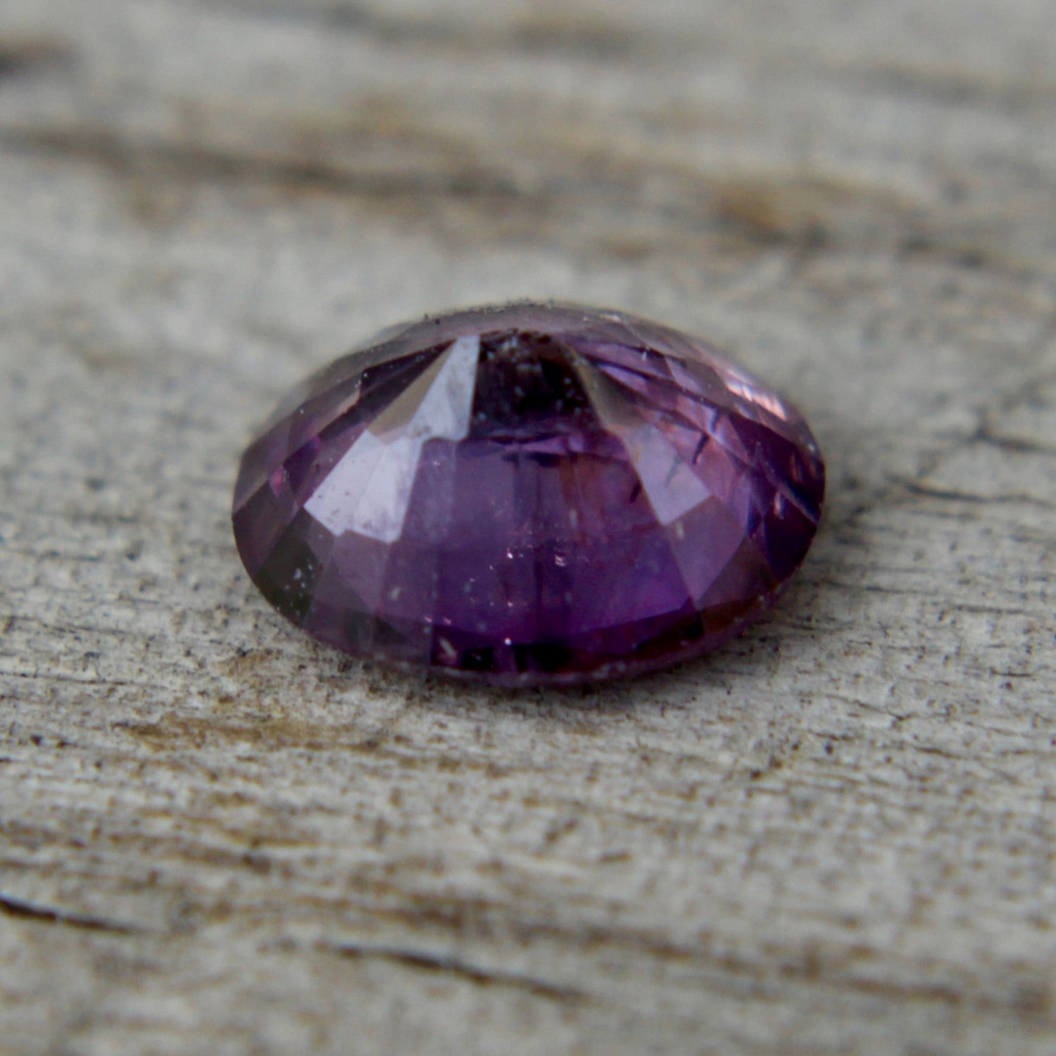 Pink-purple Ceylon sapphire 5.38x4.39x2.78 mm loose gemstone