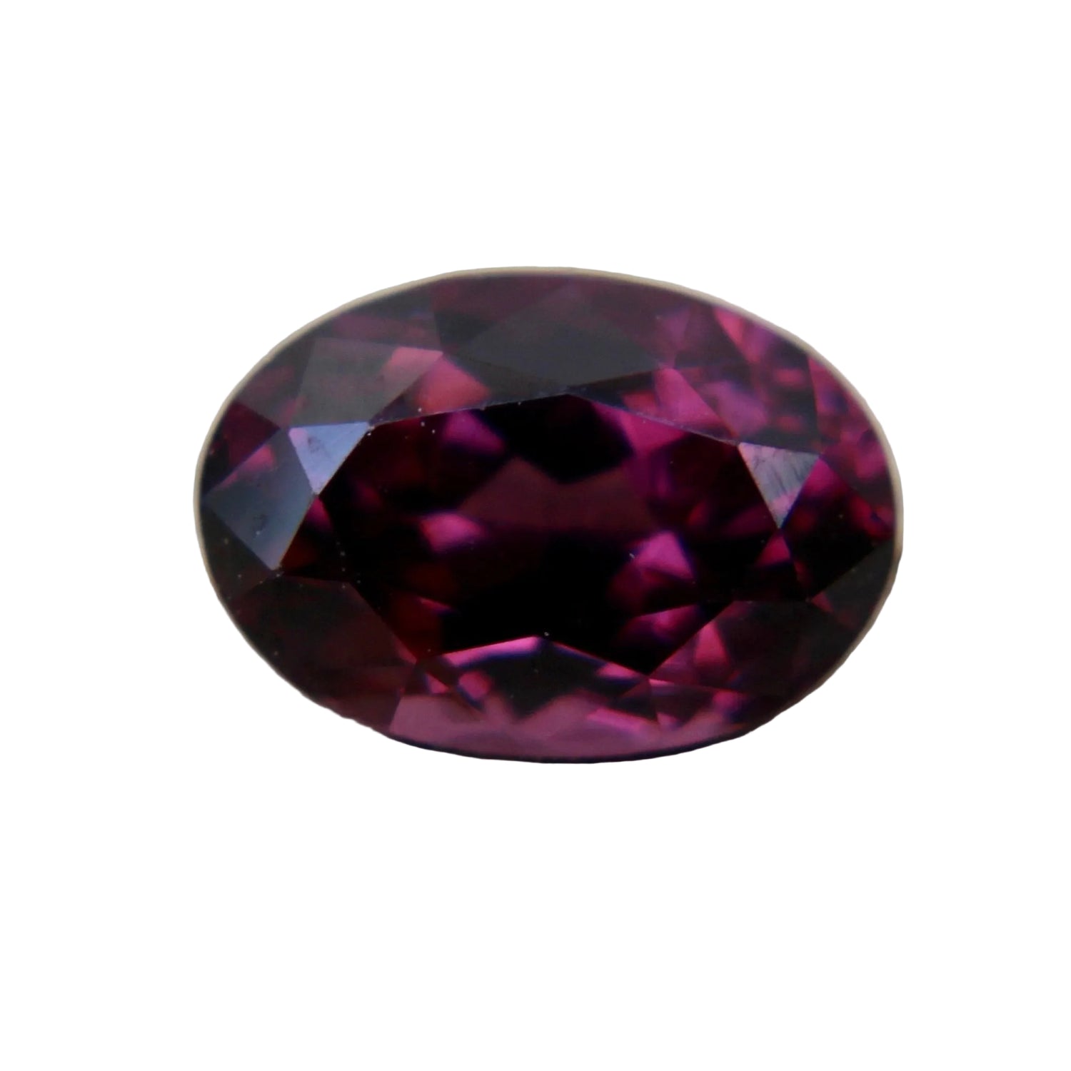 Natural pinkish purple spinel 0.93 carat oval cut from Ceylon