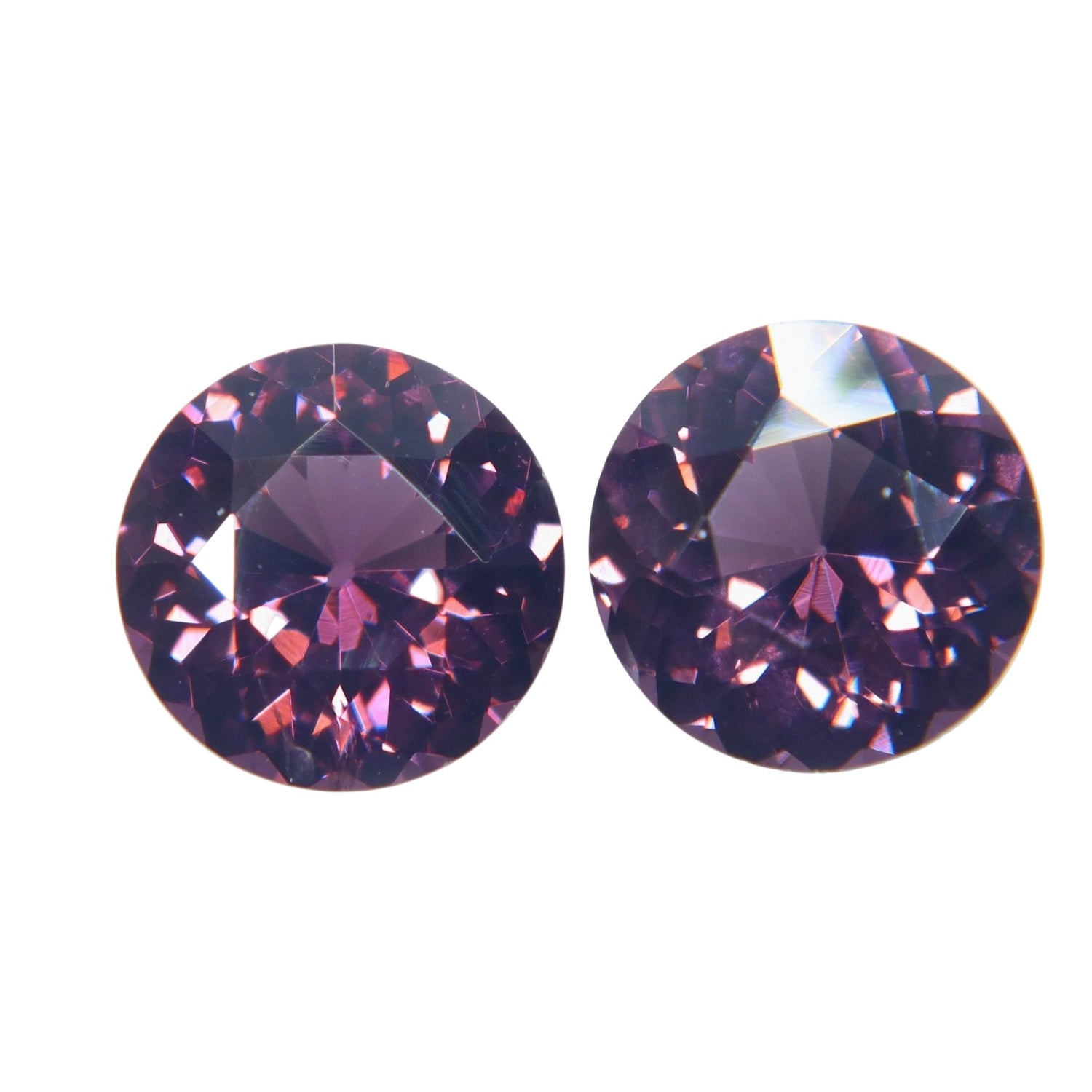 Natural Pinkish Purple Spinel Pair – 1.50 Carat - Sapphirepal
