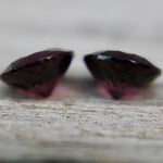 Natural Pinkish Purple Spinel Pair - Sapphirepal