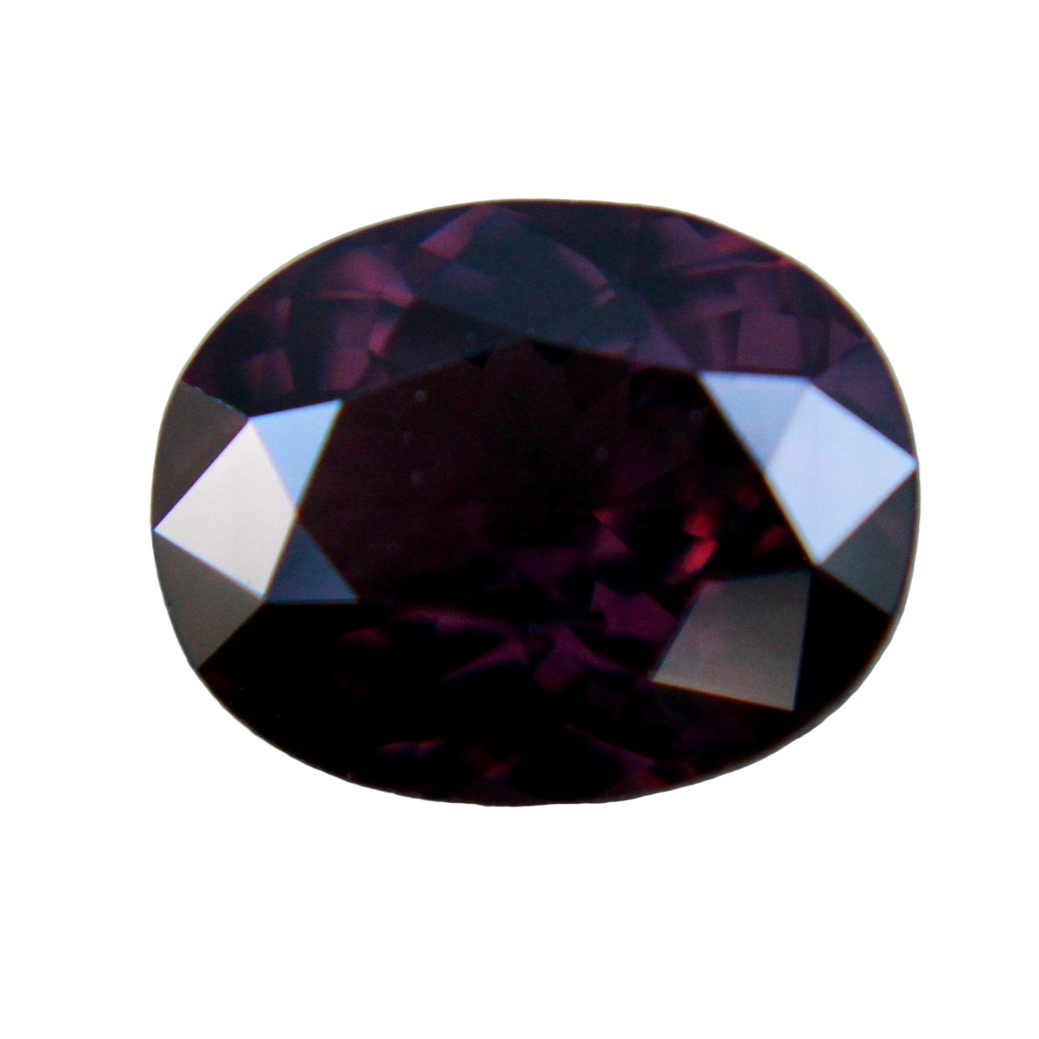 2.20ct natural pinkish purple spinel oval cut Ceylon gemstone