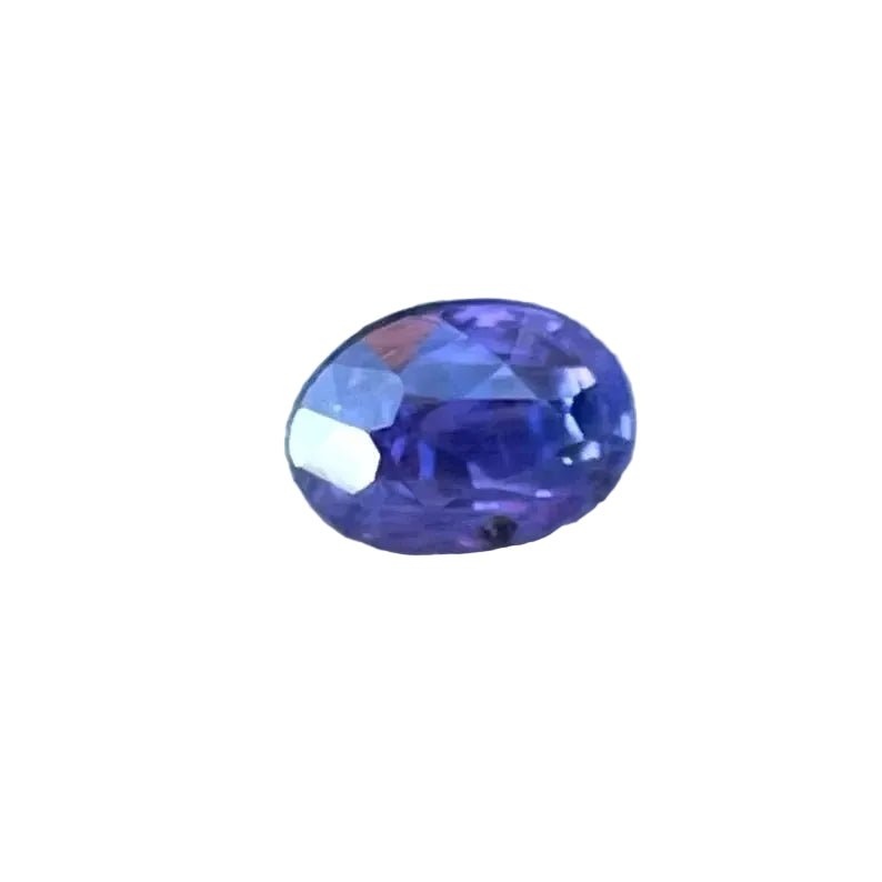 Natural purple Ceylon sapphire 1.05 carat oval cut