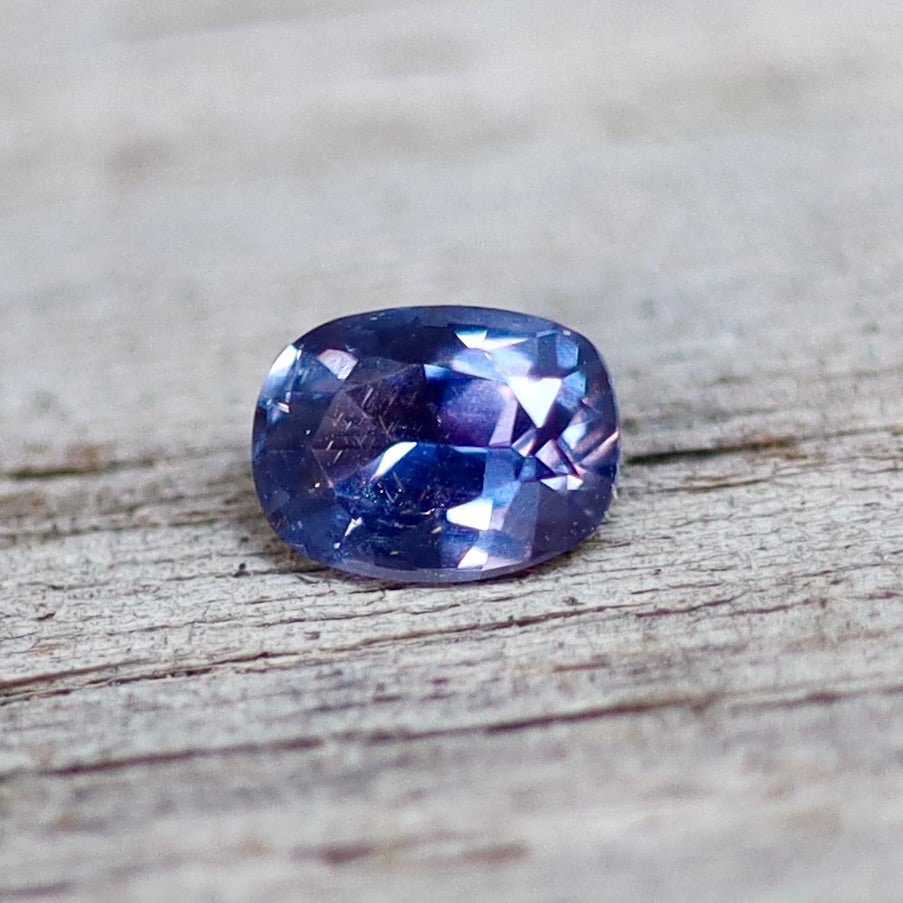 Natural Purple Sapphire – 0.32 Carat | Cushion Cut | VS Clarity - Sapphirepal