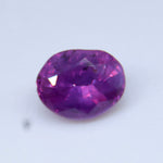 Natural Purple Sapphire 0.40 Carat – Oval Cut Unheated Ceylon Gemstone - Sapphirepal