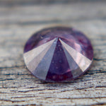 Natural Purple Sapphire 0.62 Carat Round Cut – Unheated Ceylon Gemstone - Sapphirepal
