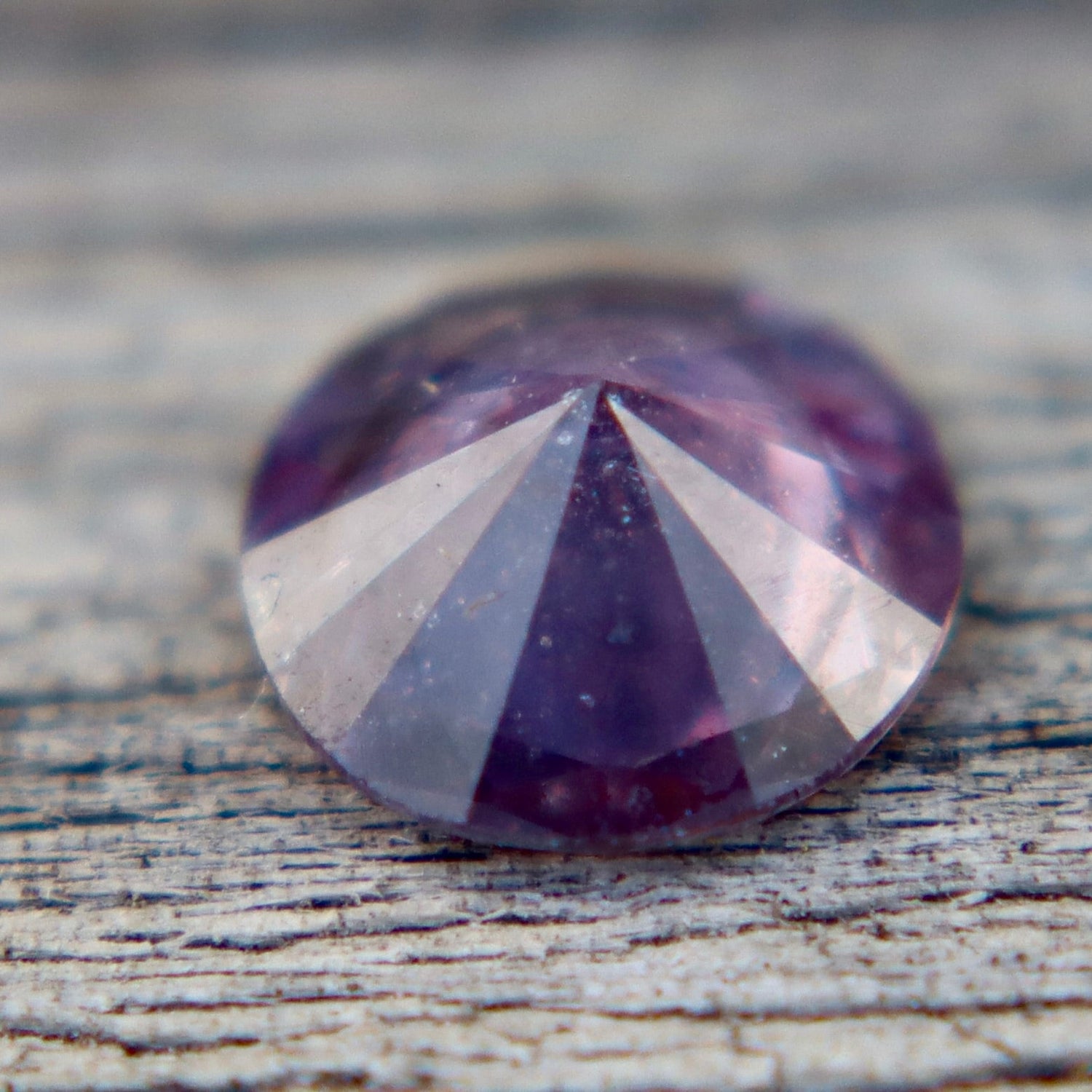 Natural Purple Sapphire 0.62 Carat Round Cut – Unheated Ceylon Gemstone - Sapphirepal