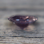Natural Purple Sapphire 0.62 Carat Round Cut – Unheated Ceylon Gemstone - Sapphirepal