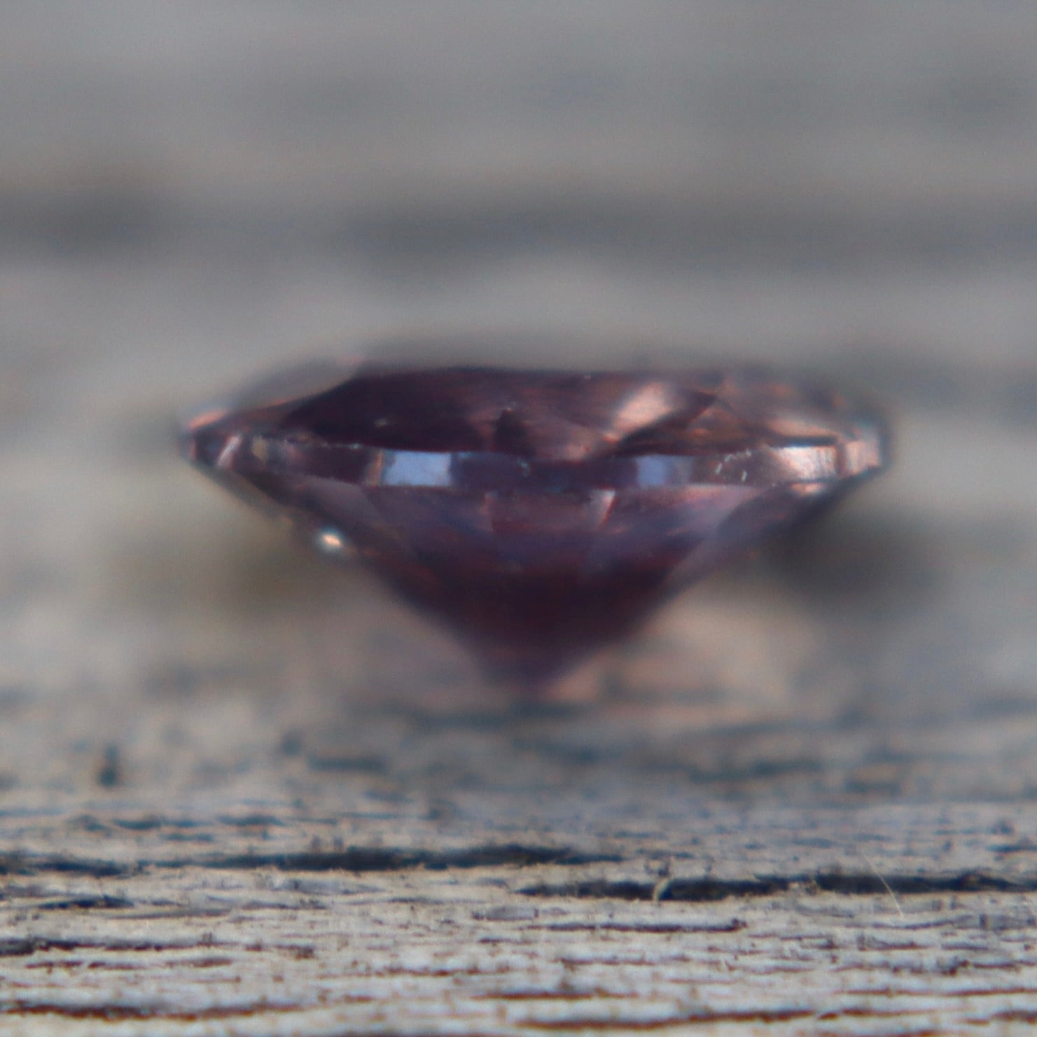 Natural Purple Sapphire 0.62 Carat Round Cut – Unheated Ceylon Gemstone - Sapphirepal