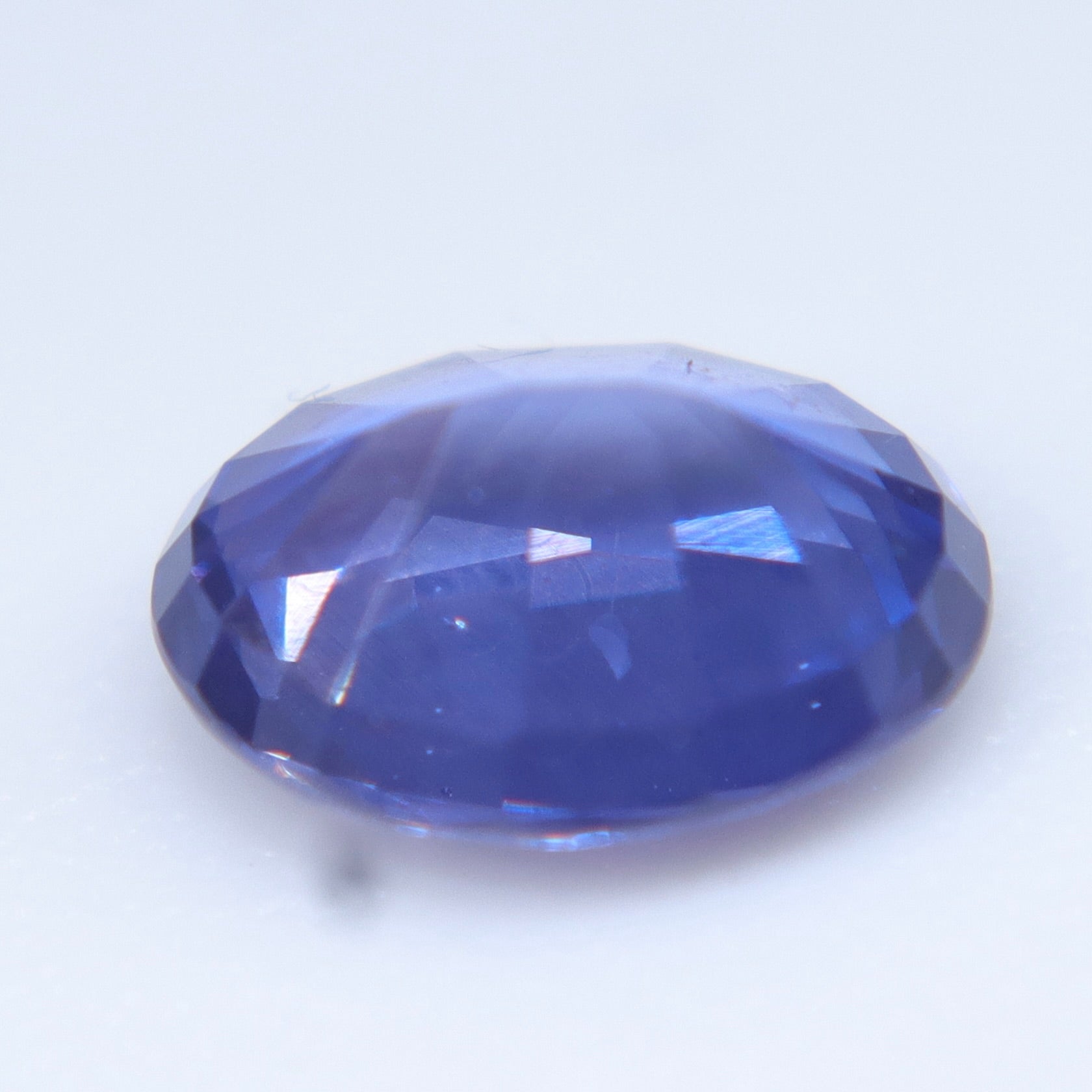 Natural Purple Sapphire 0.70 Carat – Oval Cut Unheated Ceylon Gemstone - Sapphirepal