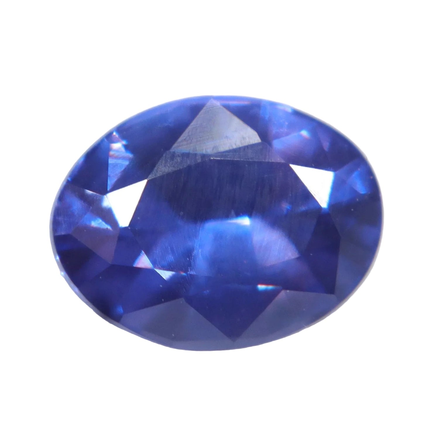 Natural Purple Sapphire 0.70 Carat – Oval Cut Unheated Ceylon Gemstone - Sapphirepal