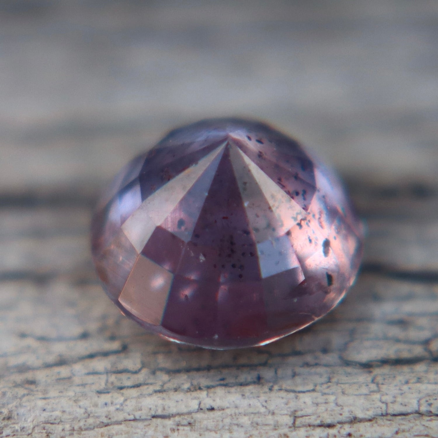 Natural Purple Sapphire 0.98 Carat Round Cut – Unheated Ceylon Gemstone - Sapphirepal