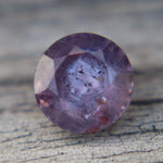 Natural Purple Sapphire 0.98 Carat Round Cut – Unheated Ceylon Gemstone - Sapphirepal