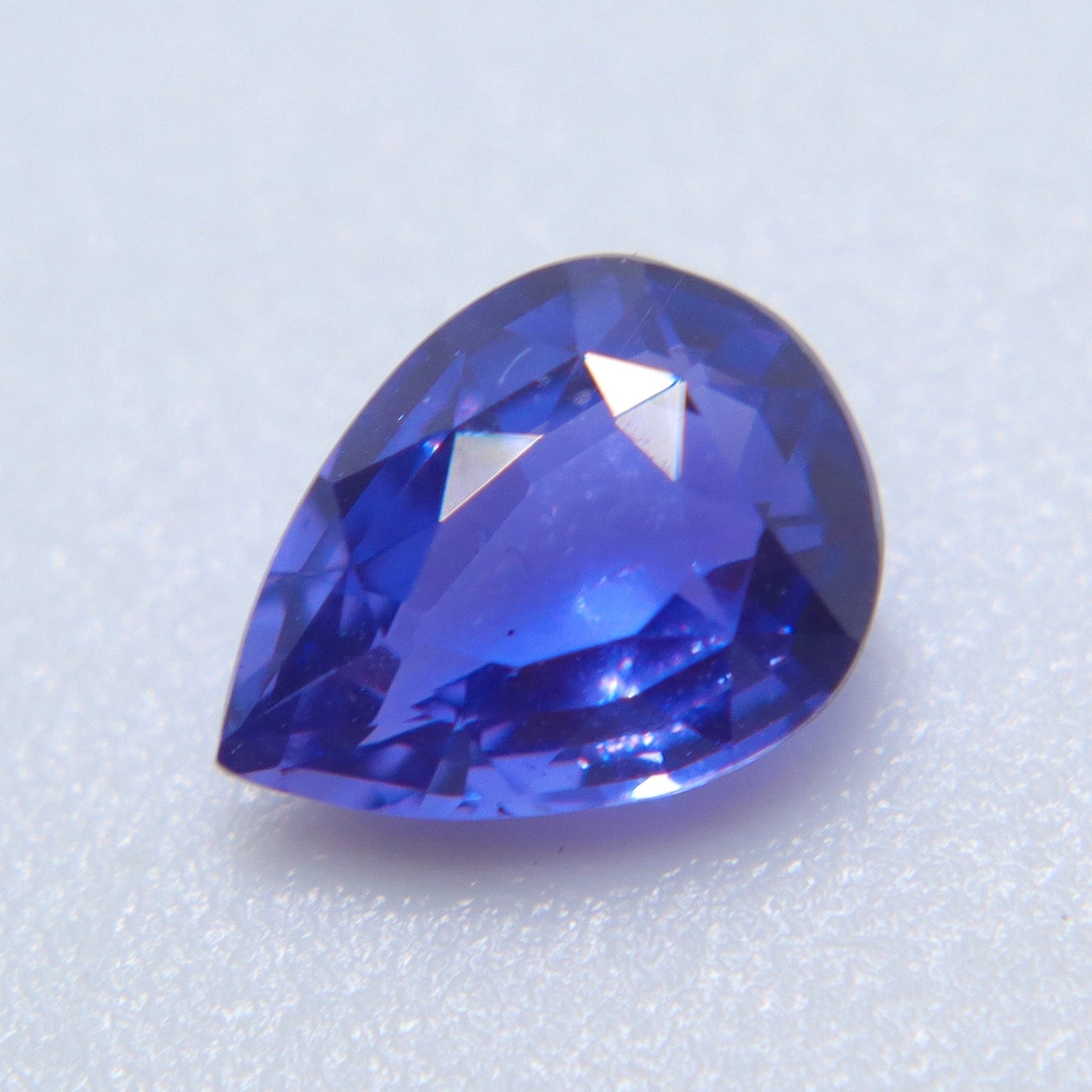 Natural Purple Sapphire 1.10 Carat Pear Cut Unheated VVS Ceylon Loose Gemstone - Sapphirepal