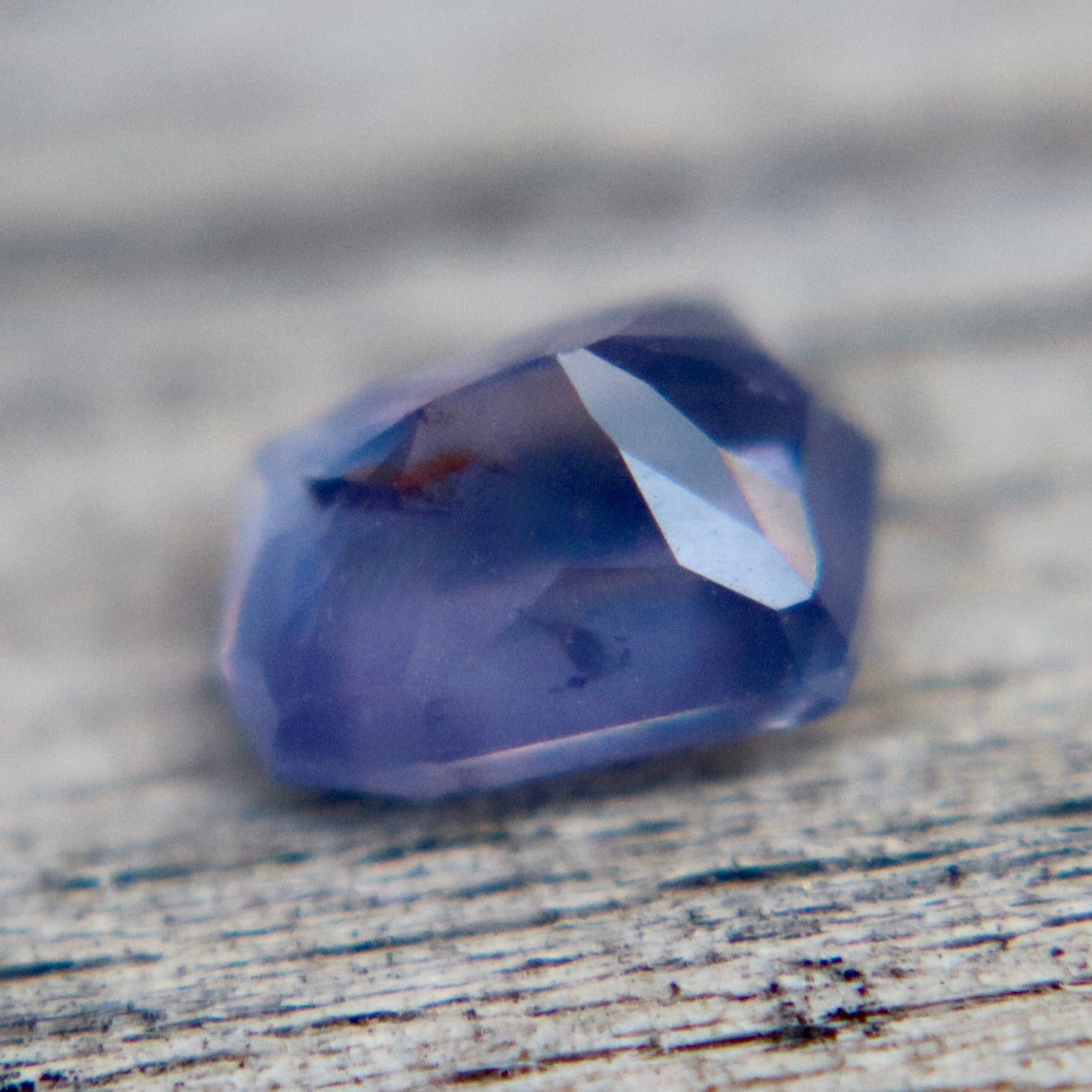 Natural Purple Sapphire 1.10ct (Ceylon) – Freeform Cut, Eye Clean | Authenticity Confirmed - Sapphirepal