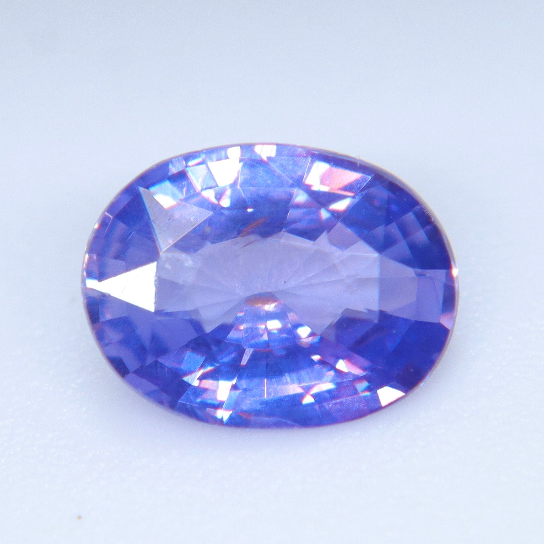 Natural Purple Sapphire 1.12ct Oval Cut Unheated Ceylon VS Loose Gemstone - Sapphirepal