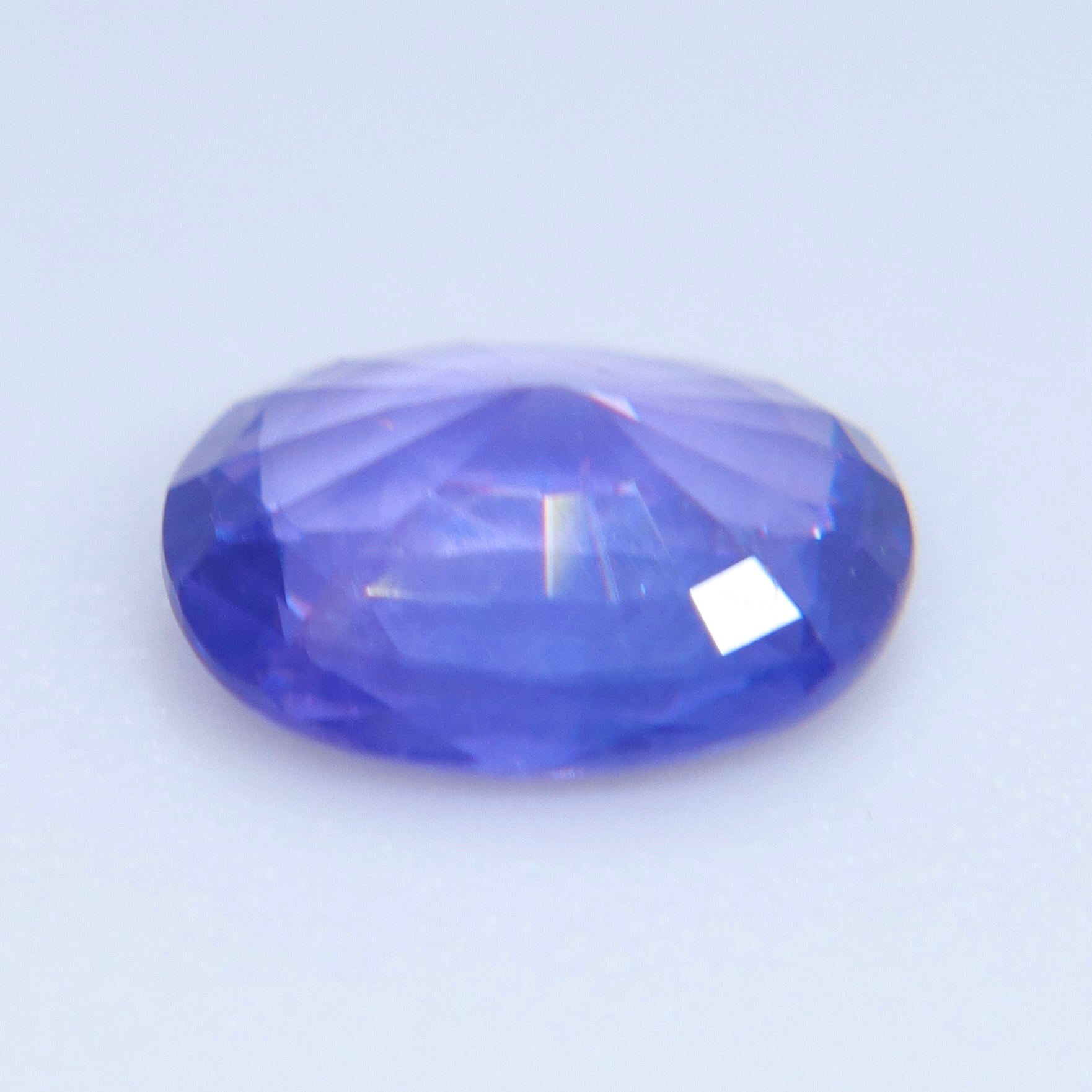 Natural Purple Sapphire 1.12ct Oval Cut Unheated Ceylon VS Loose Gemstone - Sapphirepal