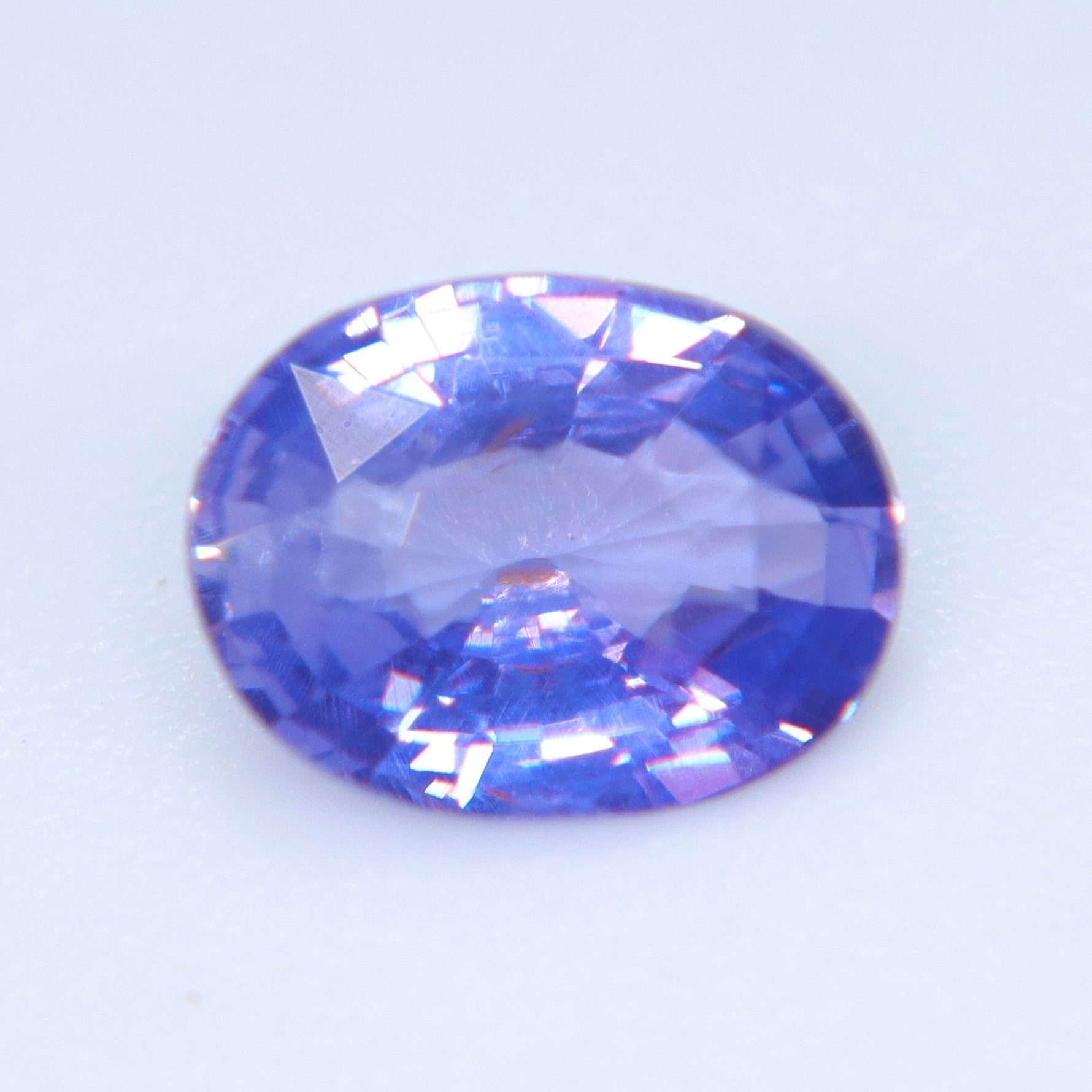Natural Purple Sapphire 1.12ct Oval Cut Unheated Ceylon VS Loose Gemstone - Sapphirepal
