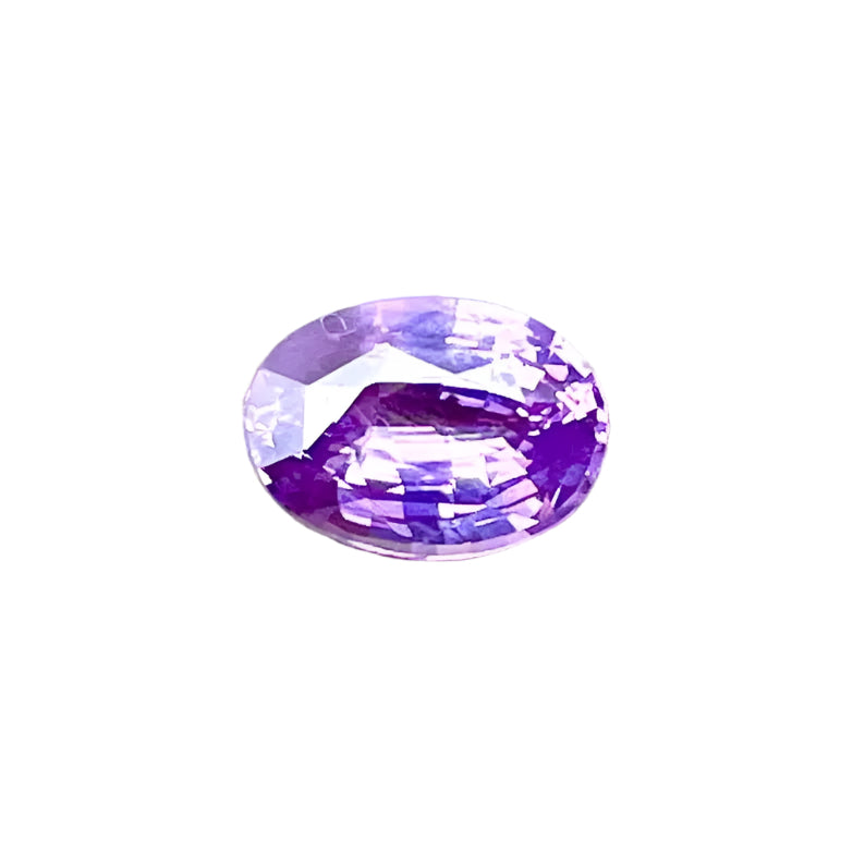 1.00ct Natural Purple Sapphire – Oval Cut VVS Ceylon Gemstone | Loose Corundum - Sapphire pal