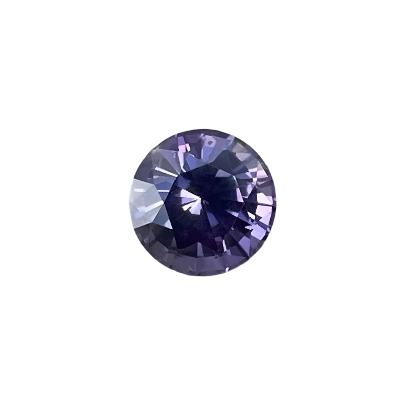 0.90ct Natural Purple Sapphire – Round Cut | Loose Eye-Clean Ceylon Gemstone - Sapphire pal