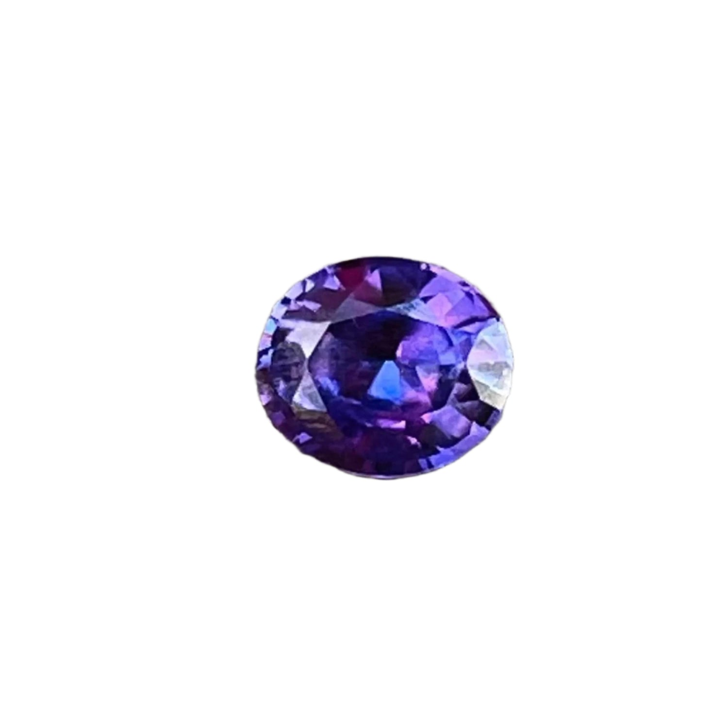 0.80ct Natural Purple Sapphire – Oval Cut | Eye Clean Ceylon Gemstone - Sapphire pal