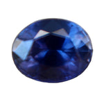 0.76ct natural purple sapphire oval cut unheated Ceylon gemstone