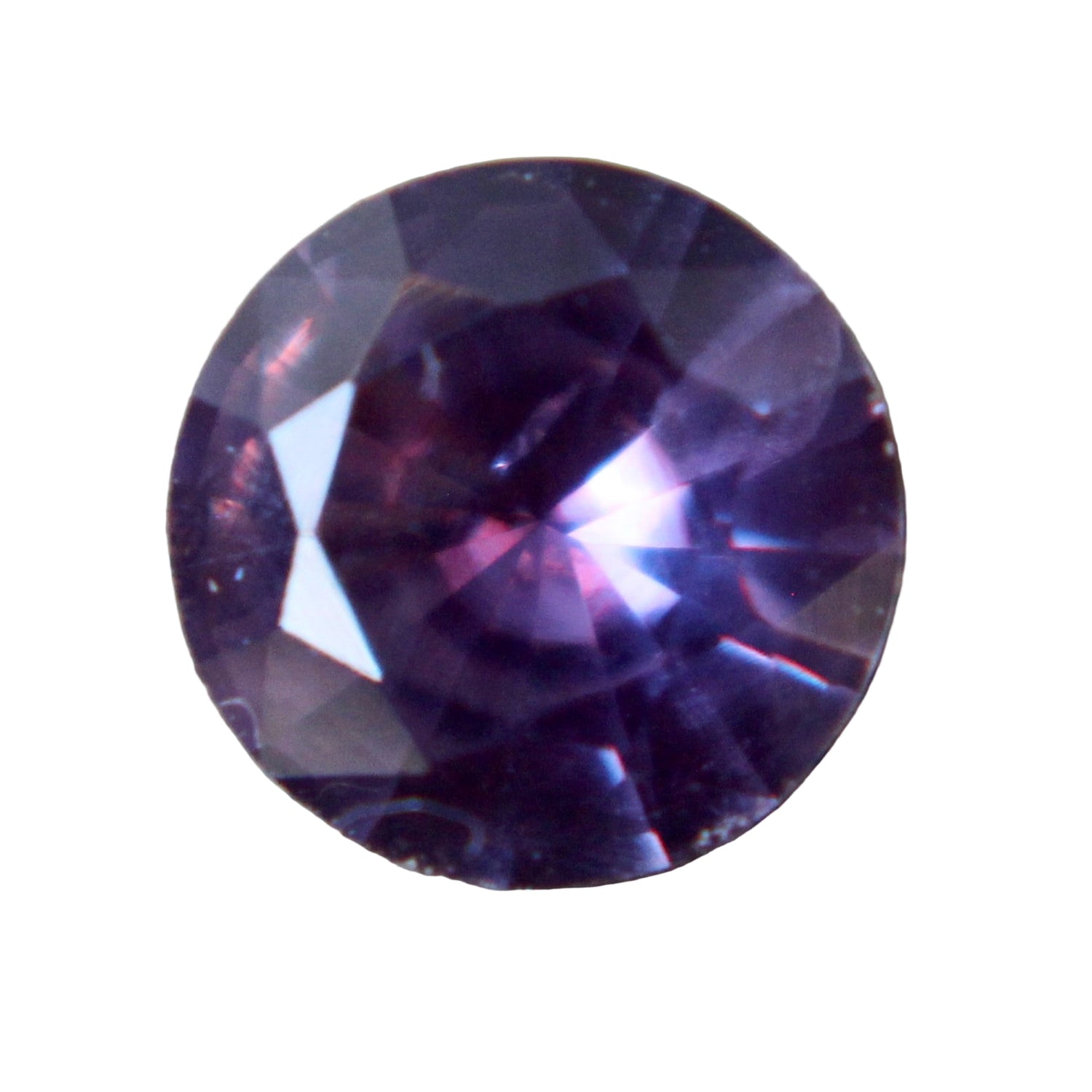 0.70 ct Natural Purple Sapphire, Round Cut, Ceylon origin, VS clarity – Sapphire Pal