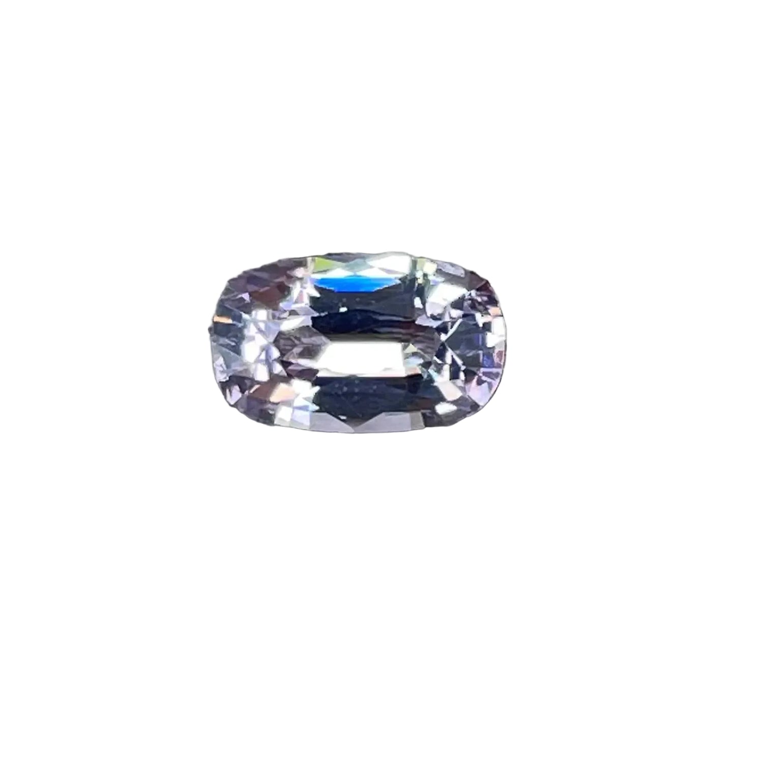 Natural purple spinel 0.86 carat elongated cushion cut from Ceylon