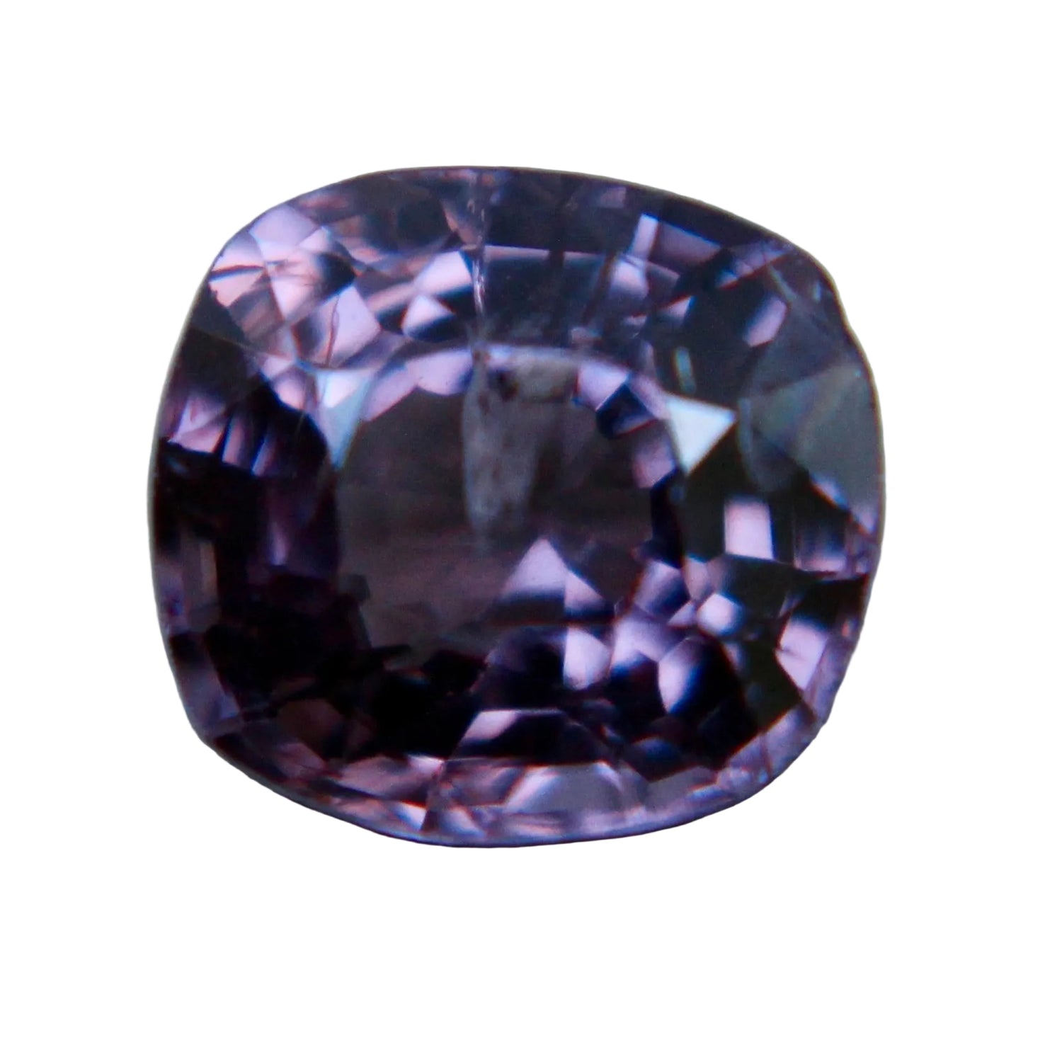 Natural purple spinel 1.40 carat cushion cut from Ceylon
