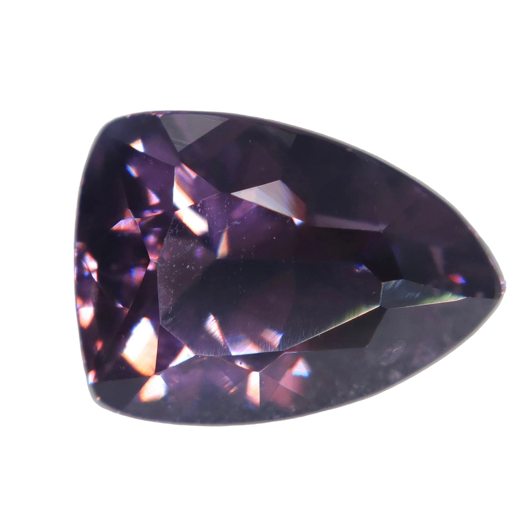 Natural Purple Spinel 1.24ct Trillion Cut Ceylon Loose Gemstone - Sapphirepal