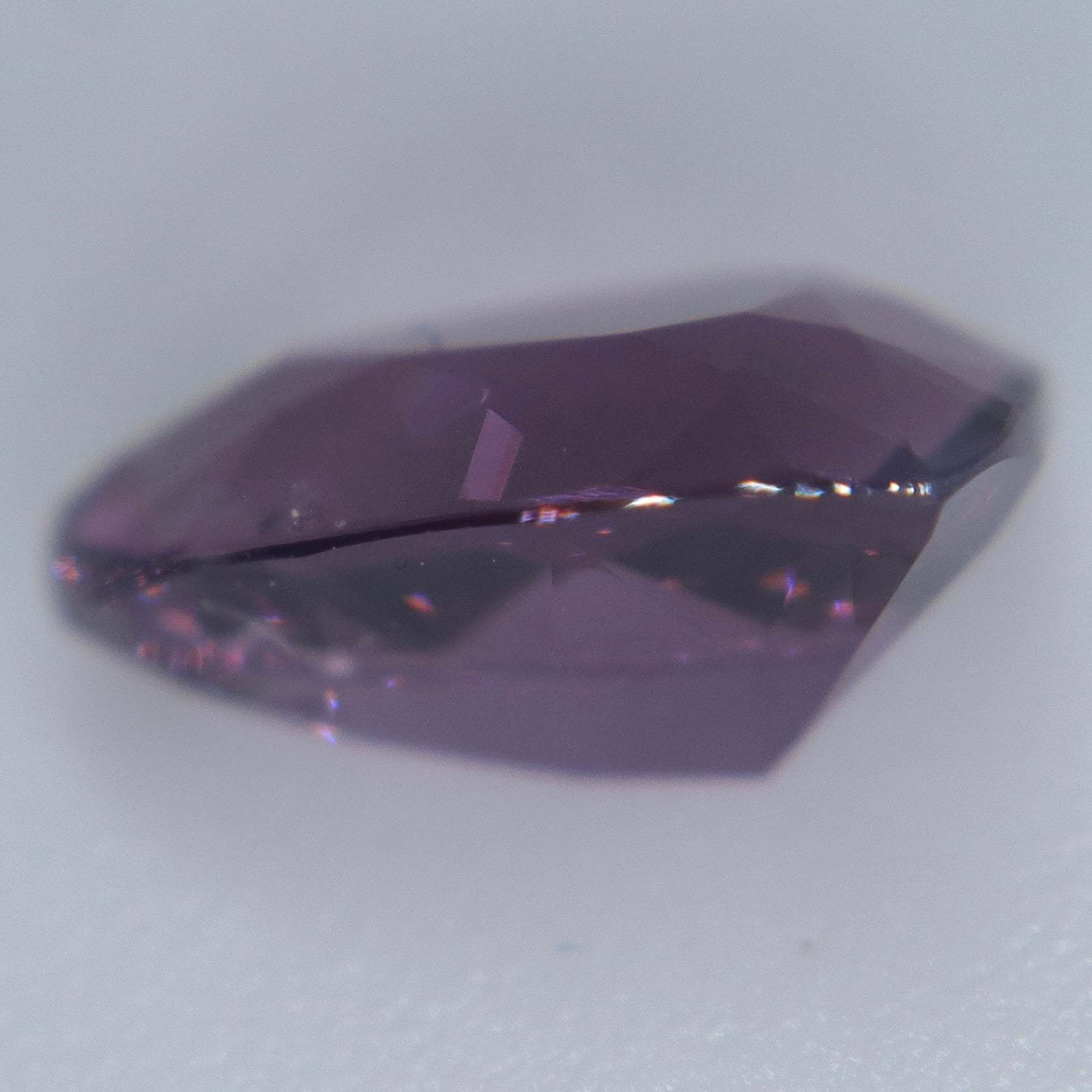 Natural Purple Spinel 1.24ct Trillion Cut Ceylon Loose Gemstone - Sapphirepal