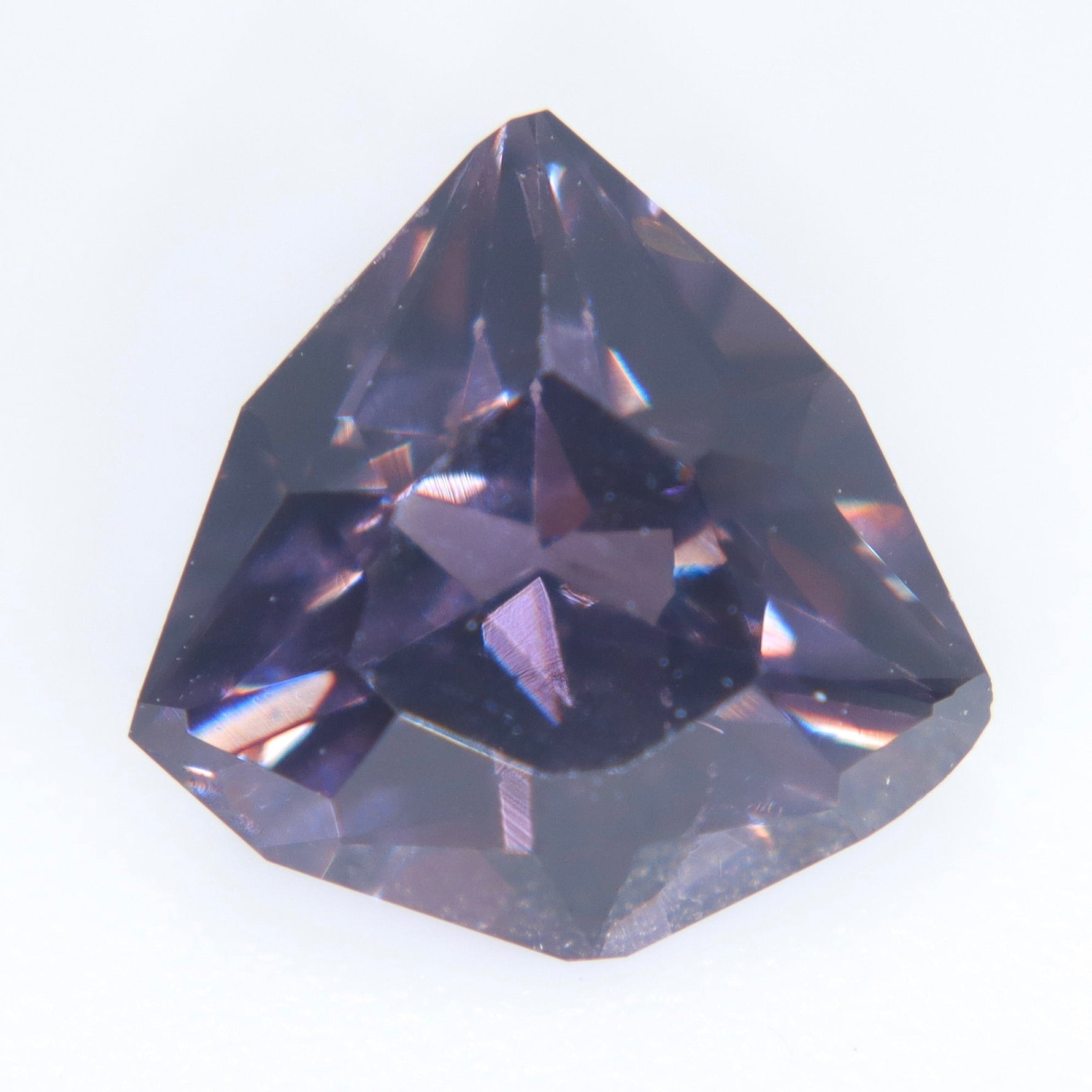 Natural Purple Spinel 1.44ct Modified Trillion Cut Ceylon Loose Gemstone - Sapphirepal