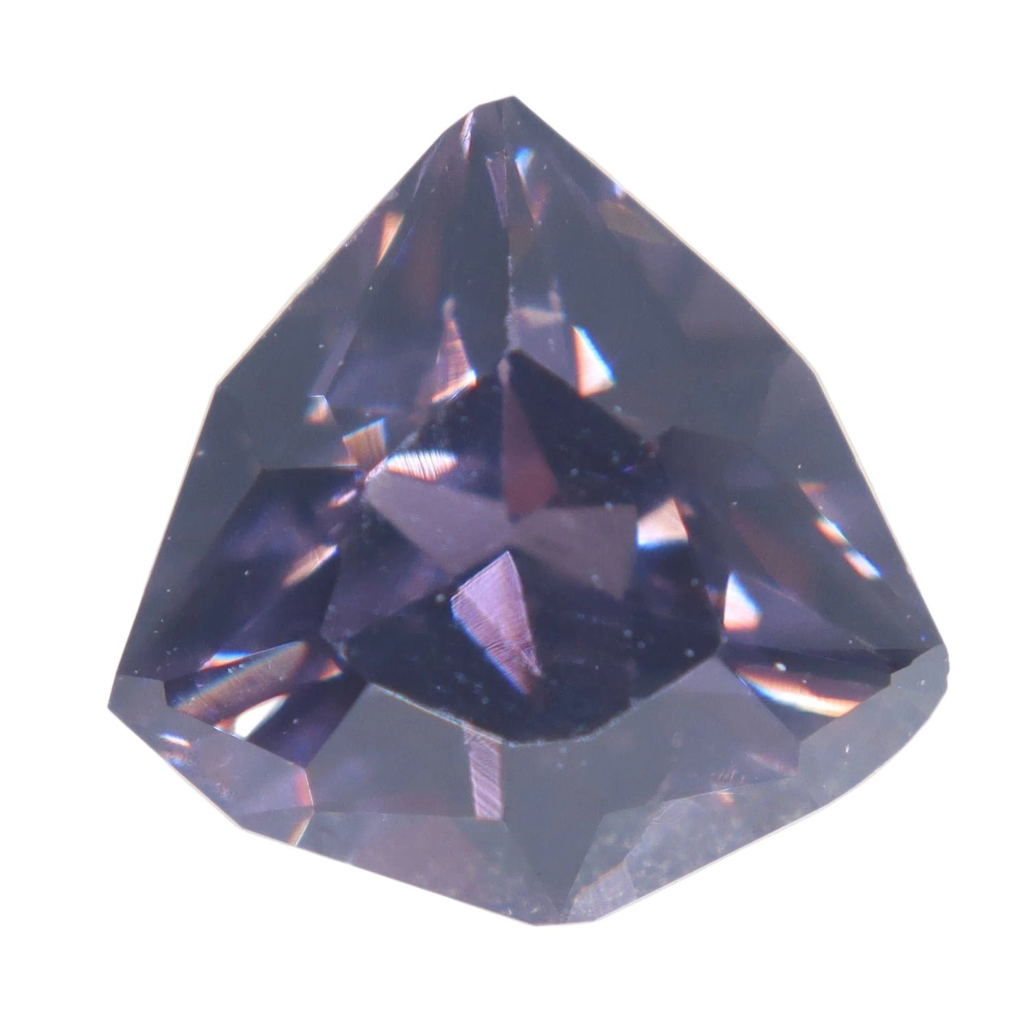 Natural Purple Spinel 1.44ct Modified Trillion Cut Ceylon Loose Gemstone - Sapphirepal