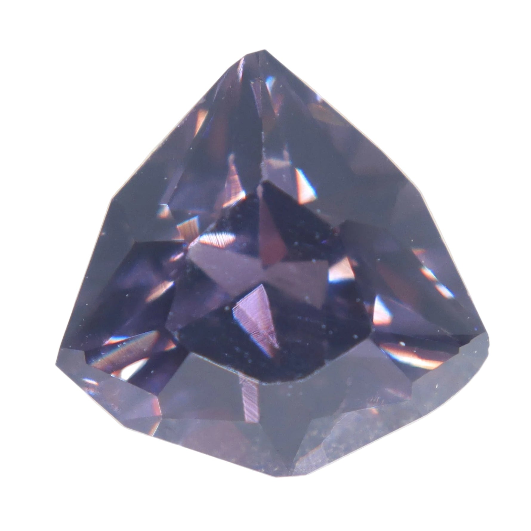 Natural Purple Spinel 1.44ct Modified Trillion Cut Ceylon Loose Gemstone - Sapphirepal
